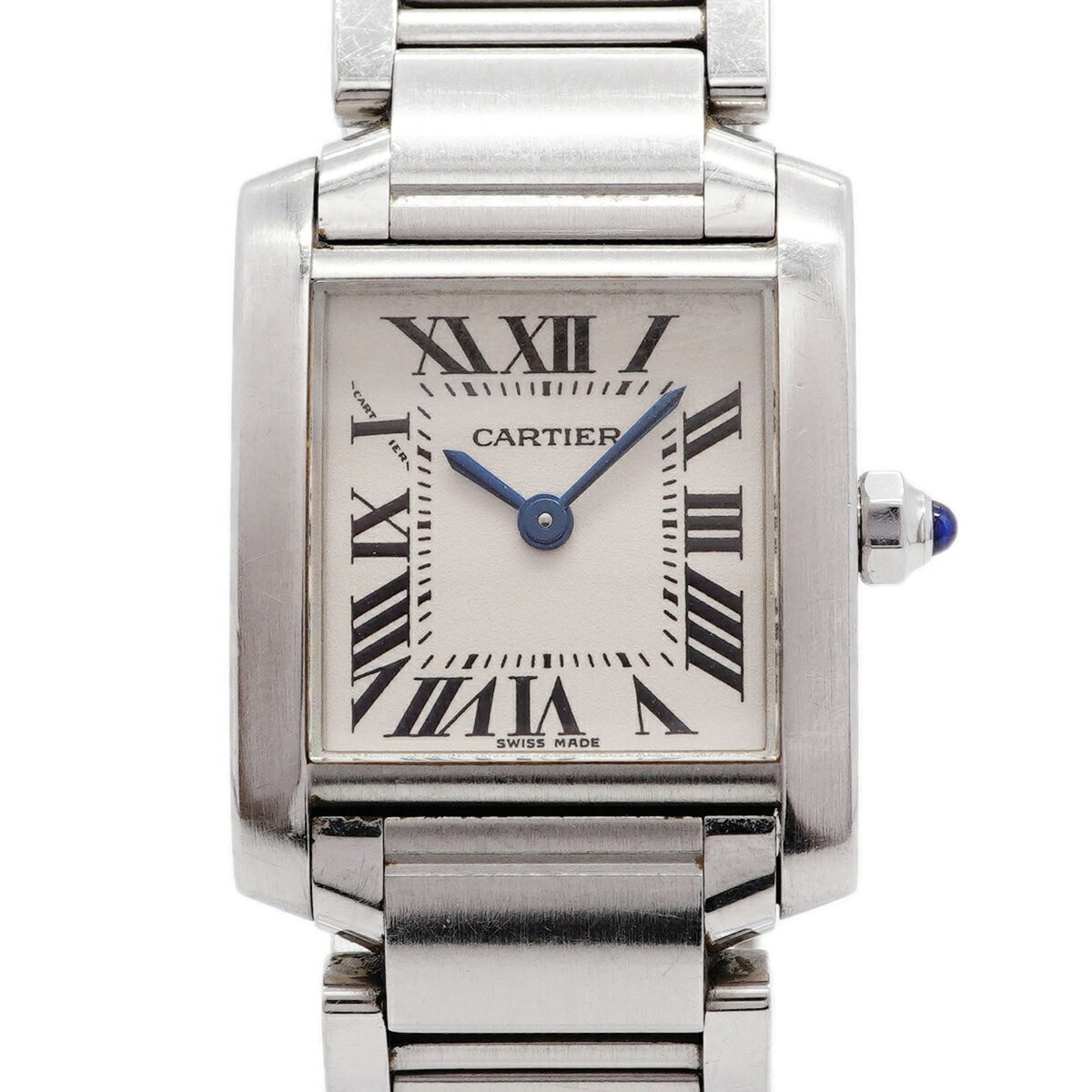 Cartier Tank Française SM W51008Q3 White Dial 20mm Watch