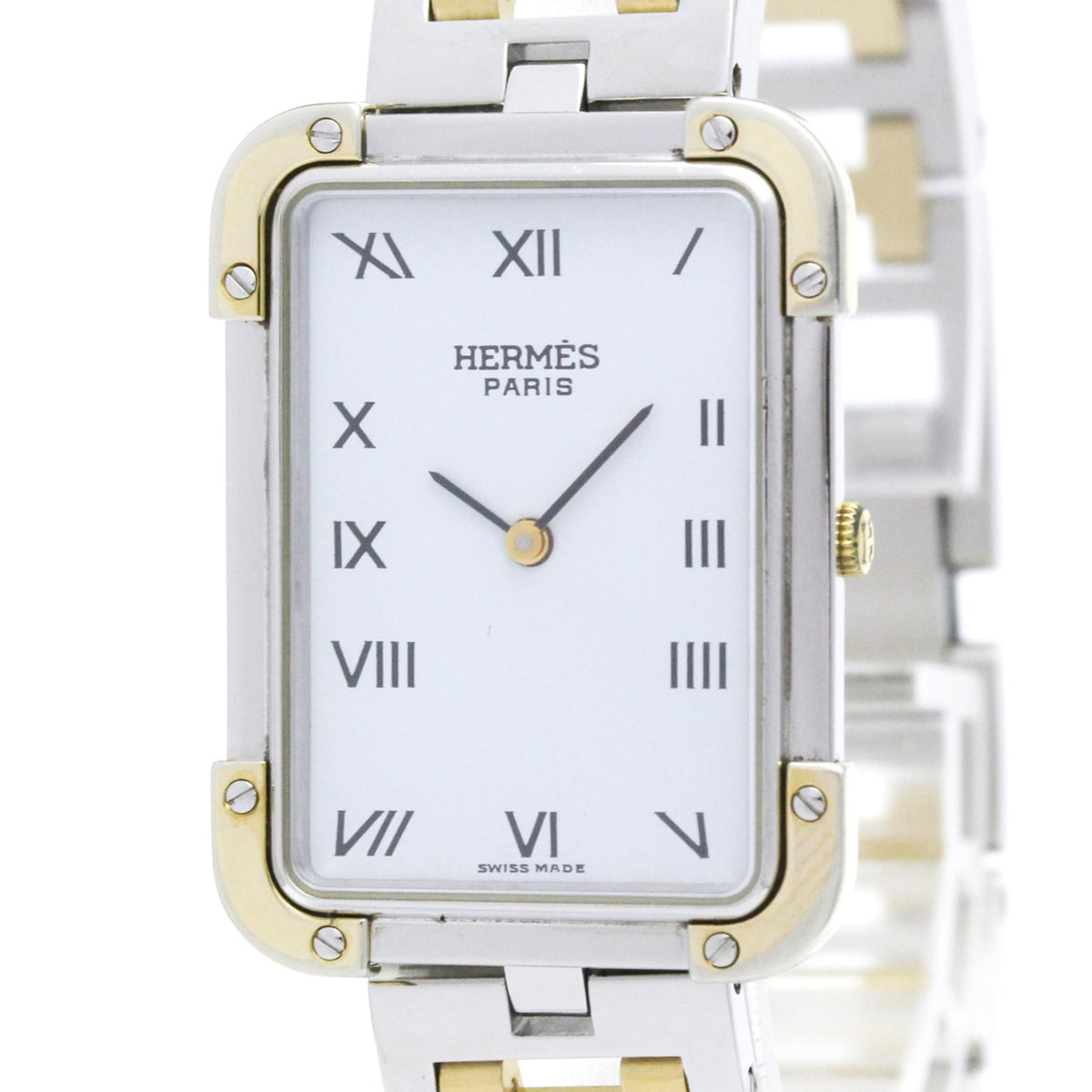 Hermes Croisiere CR1.220 White Dial 18mm Watch