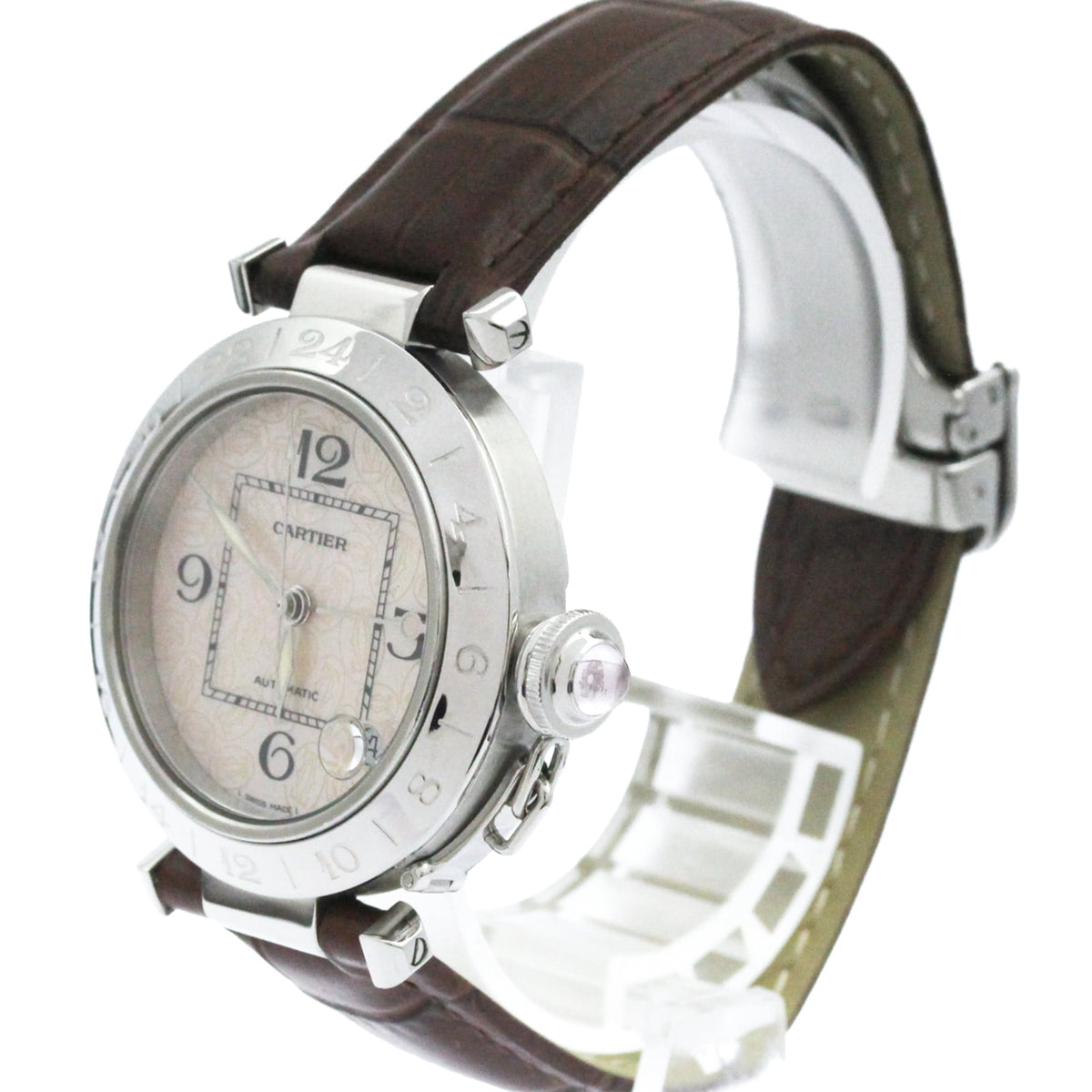 Cartier Pasha C W3107099 Pink shell Dial 35mm Watch