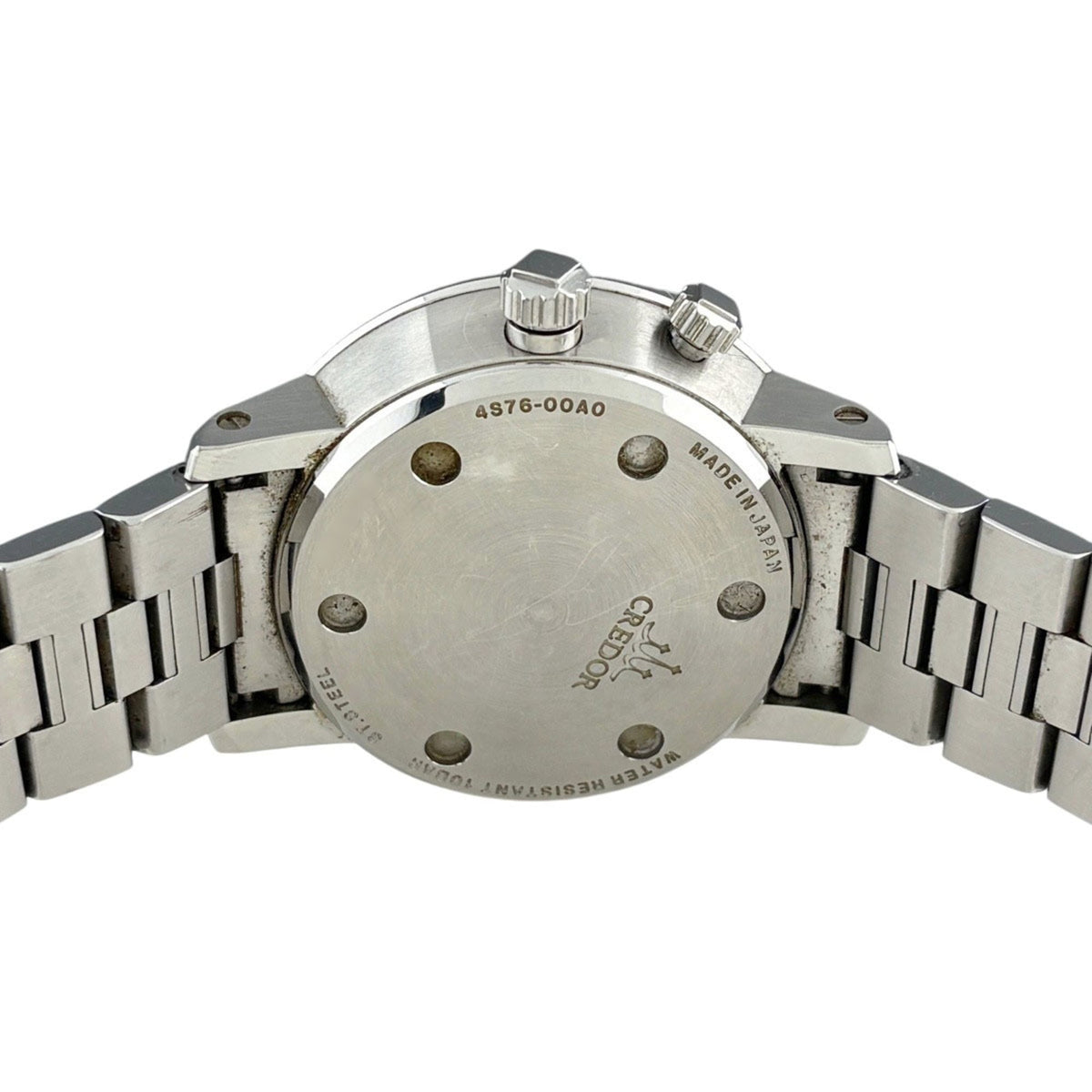 Seiko Credor Node 4S76-00A0/GCBT995 horloge met marineblauwe wijzerplaat, 41 mm