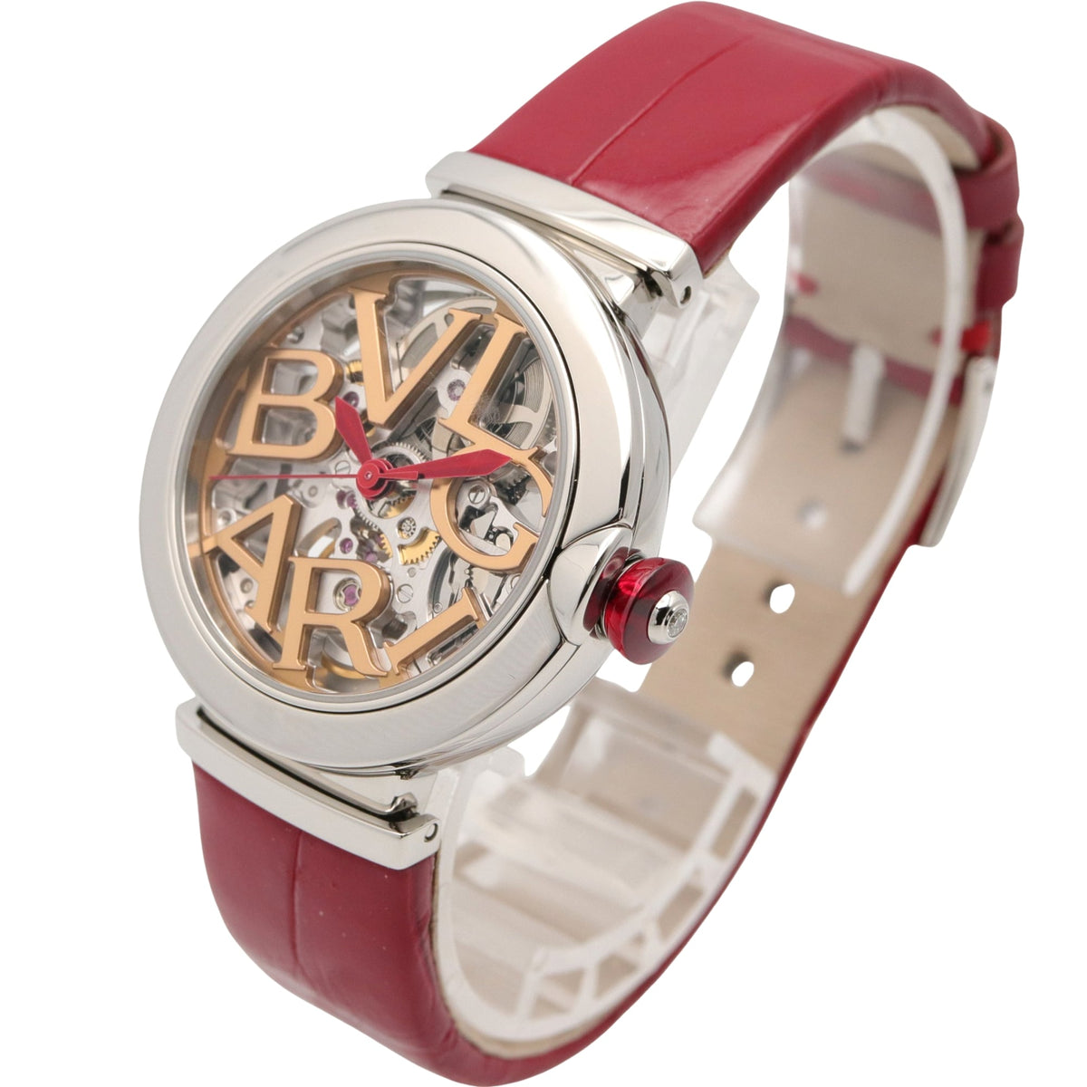 Bvlgari Bulgari Lucea Skeleton LU33S Gold, Silver Dial 33mm Watch