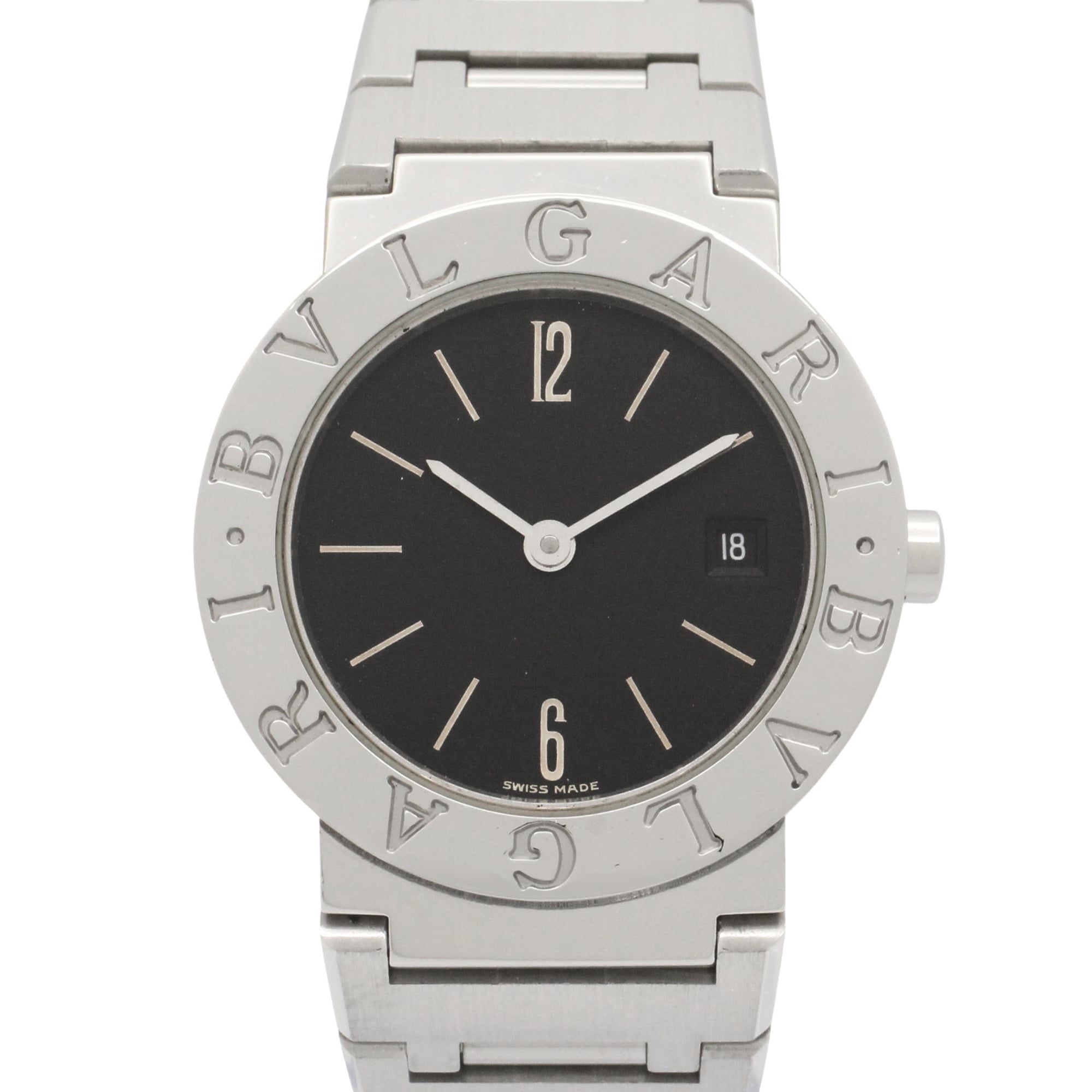 Bulgari BVLGARI Stainless Steel Ladies Black BB26SSD