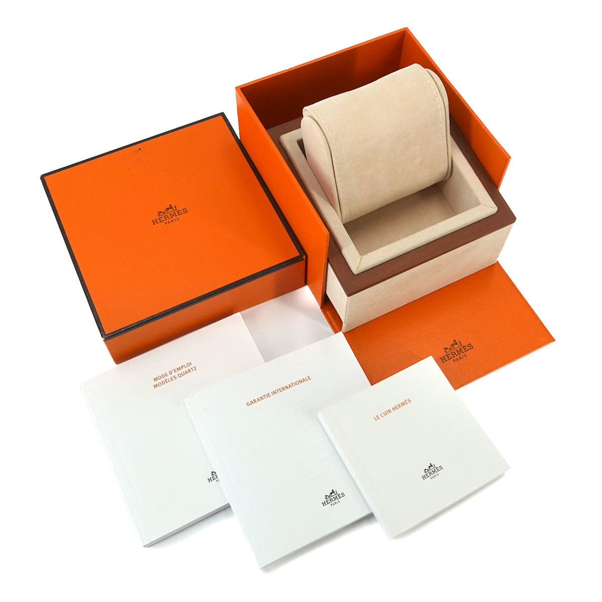 Hermes H- HH1 810 horloge met witte wijzerplaat, 31 mm