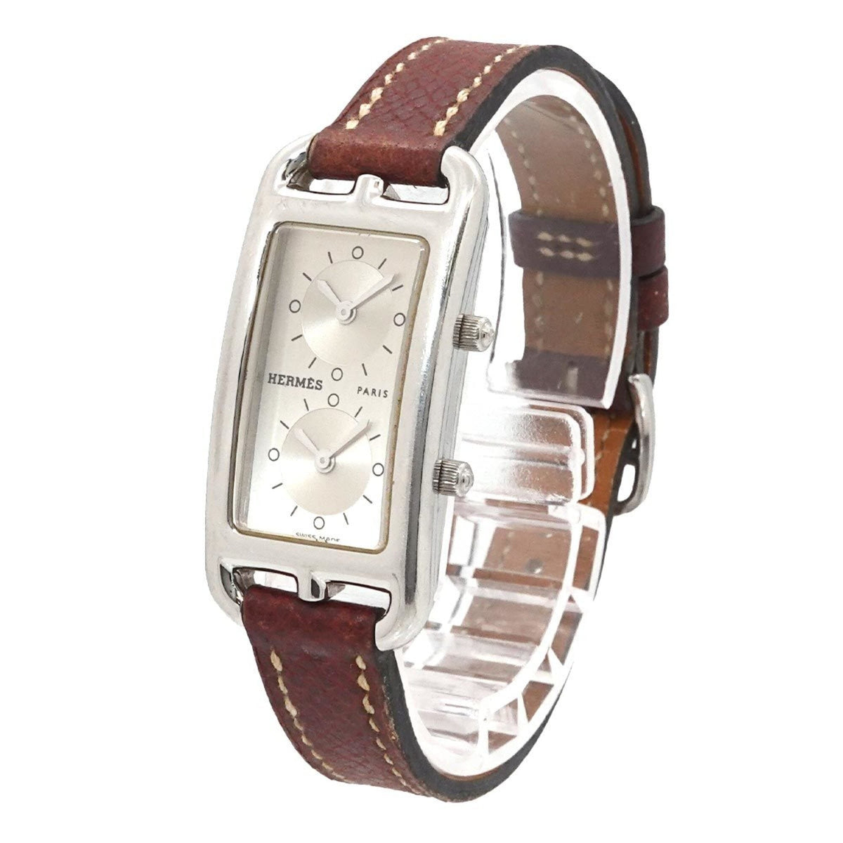 Hermes Cape Cod Duzone CC3 210 Silver Dial 20mm Watch