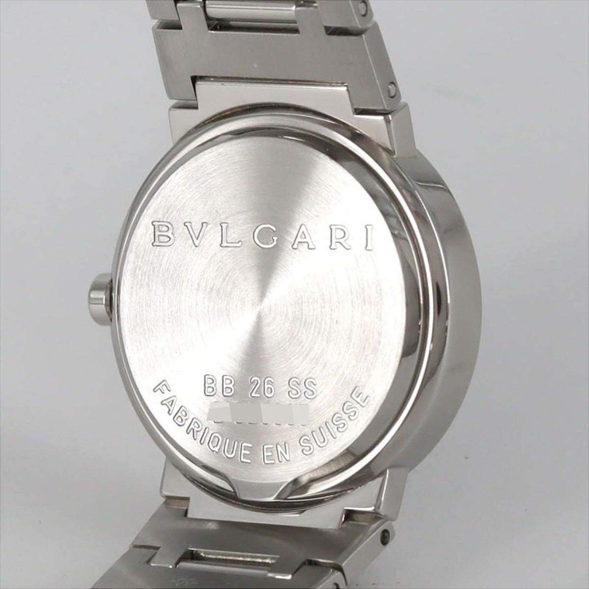Bvlgari Bulgari BB26SS/BB26SSD Schwarz Zifferblatt 26 mm Uhr