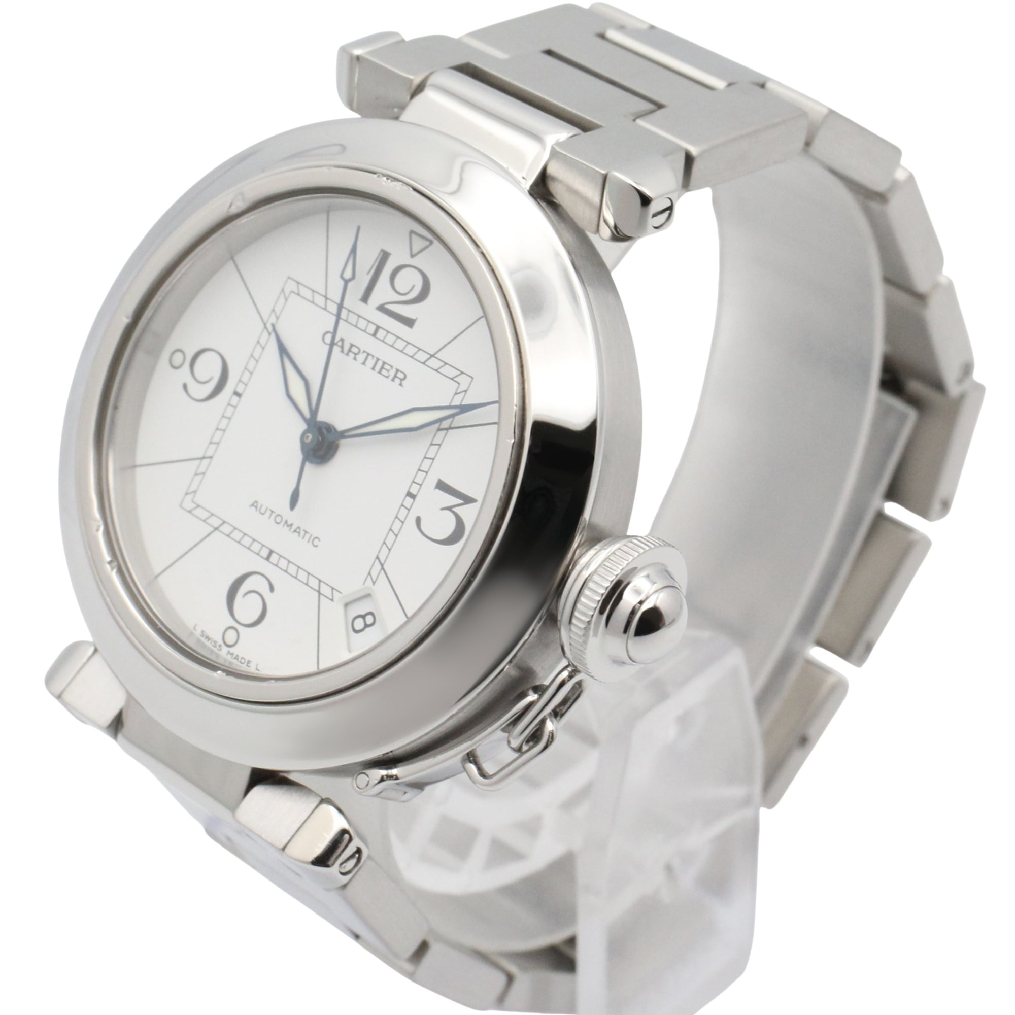 Cartier Pasha W31074M7 White Dial 35mm Watch