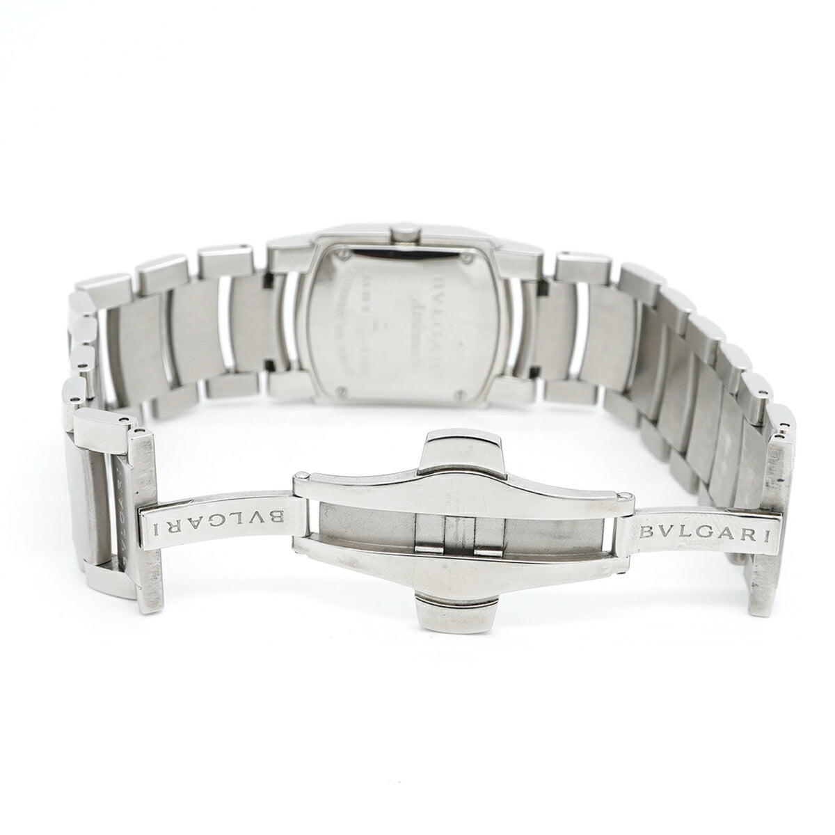 Bvlgari Assioma Side Diamond Bezel AA35S Black Dial 23mm Watch
