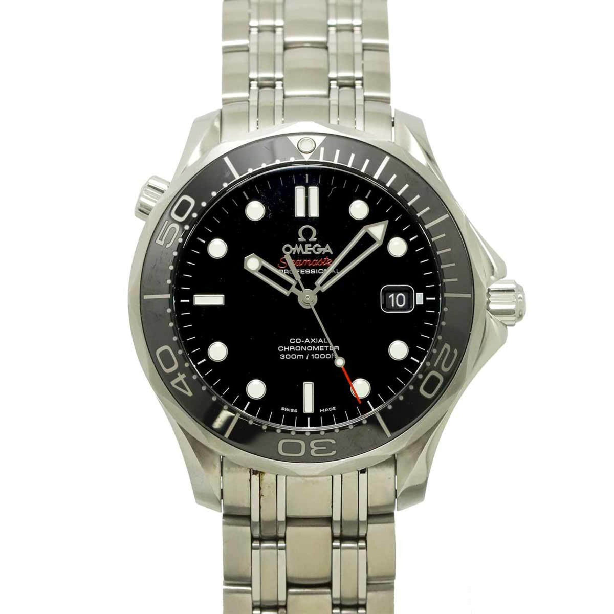 Omega Seamaster Professional 300 Co-Axial 212 30 41 20 01 003 Black Dial 41mm Watch