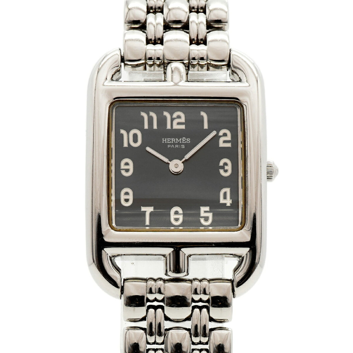 Hermes Cape Cod CC1.210 horloge met grijze wijzerplaat, 23 mm