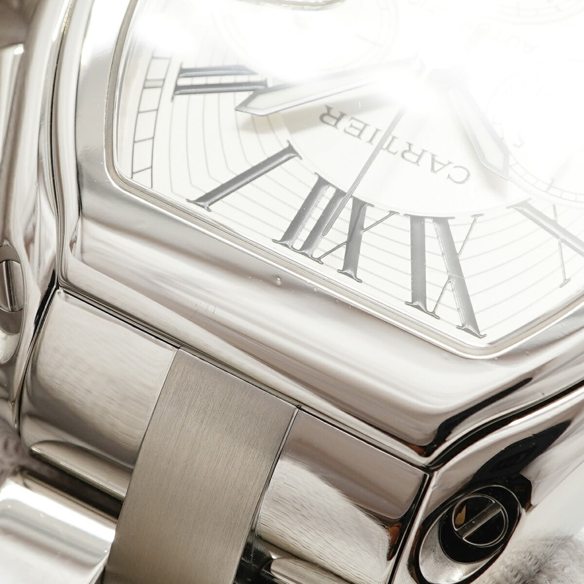 Cartier Roadster XL W62019X6 Silver Dial Men's Watch