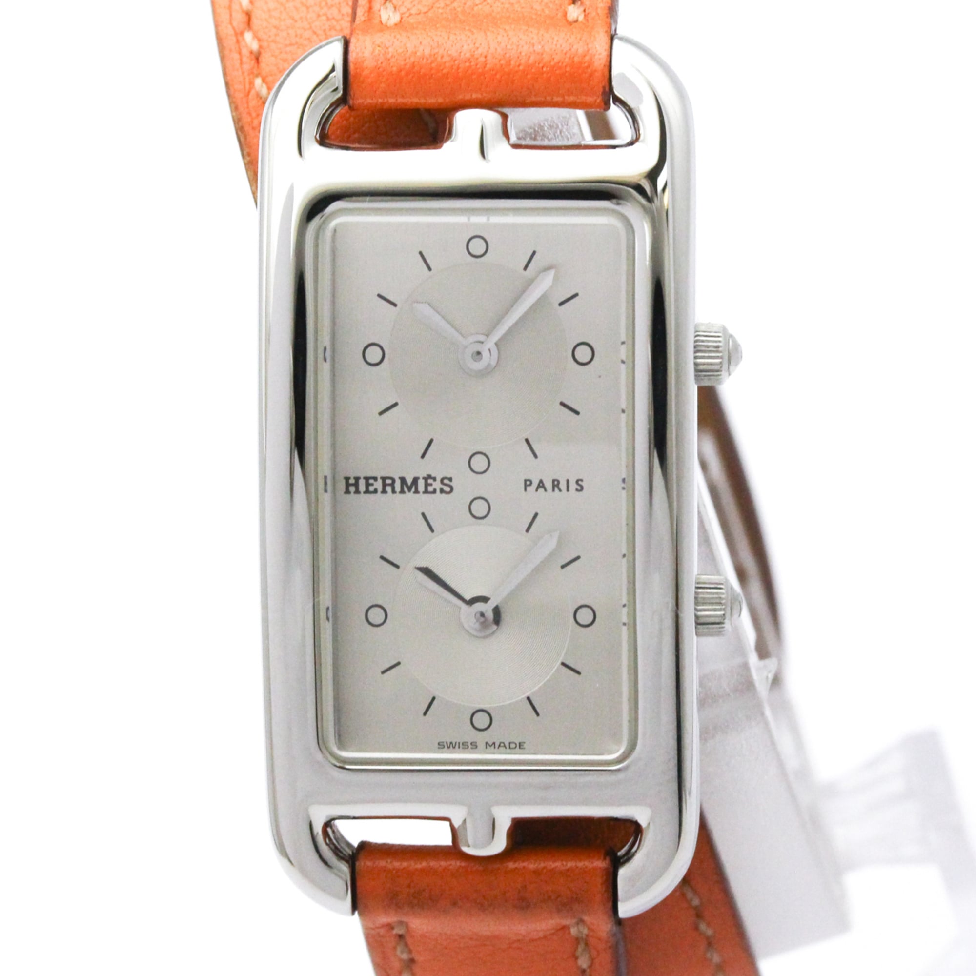 HERMES Cap Cod Deux Zones Steel Double Tour CC3.210