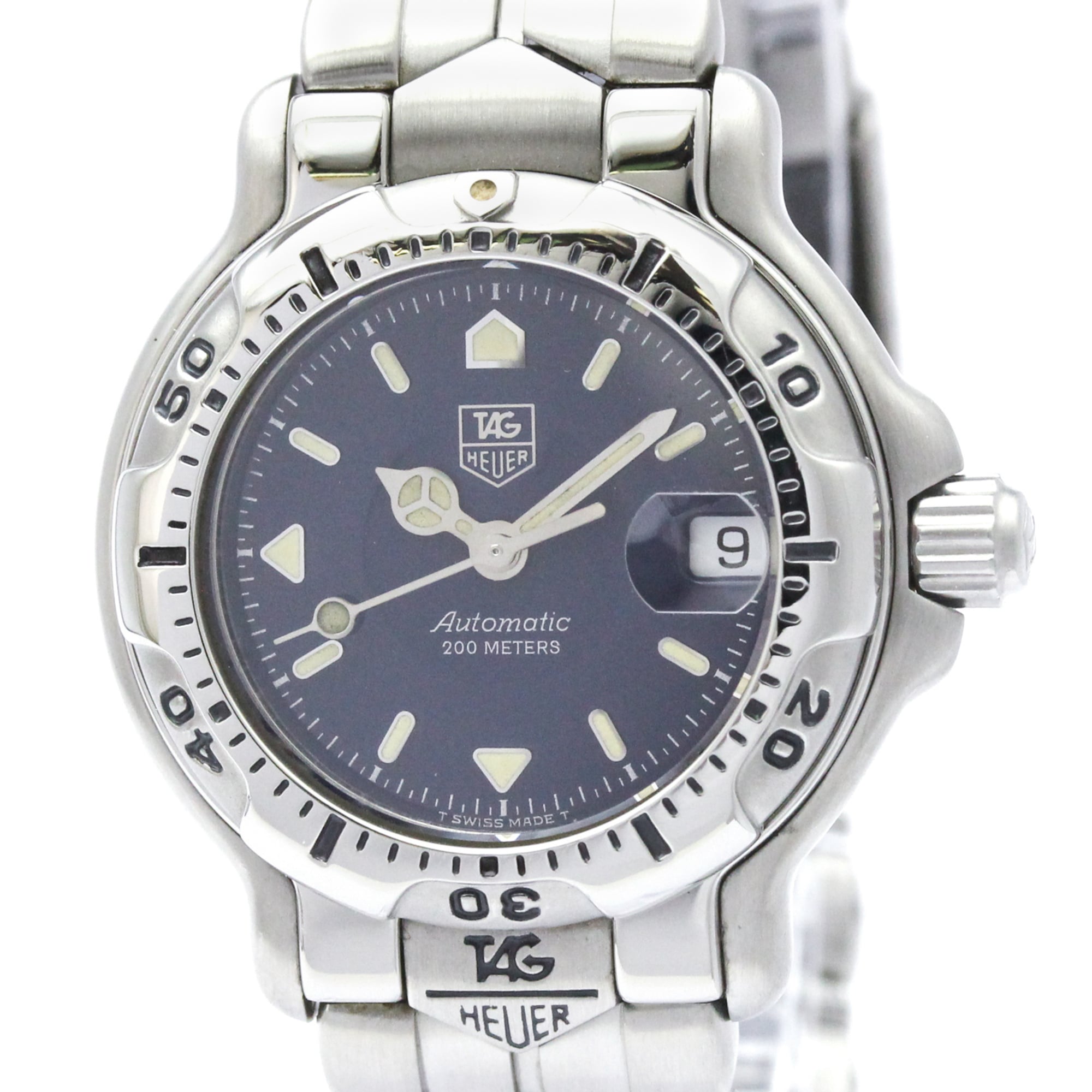 TAG HEUER 6000 Chronometer Steel Automatic Ladies Watch WH2313 Polished