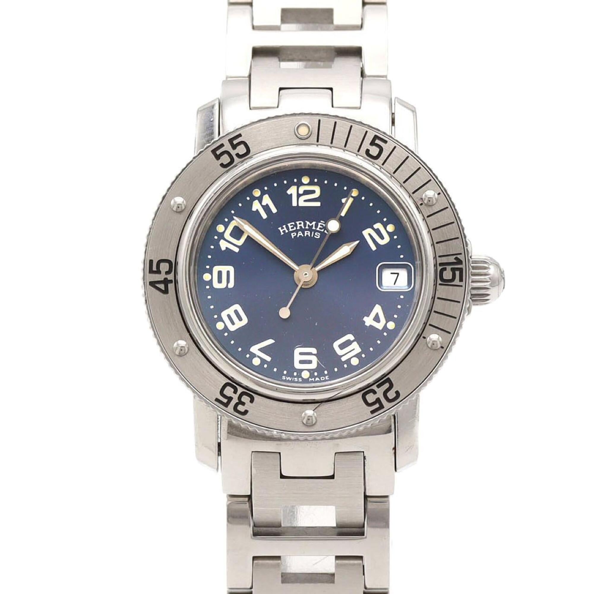 Hermes Clipper Diver CL5.210 Blue Dial 28mm Watch