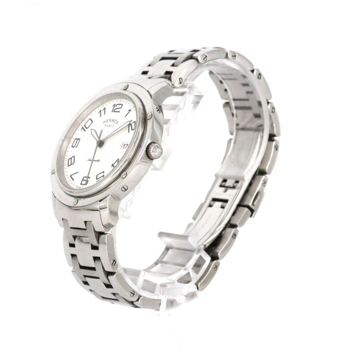 Hermes Clipper Classic CP2.810 Silver Dial 39mm Watch