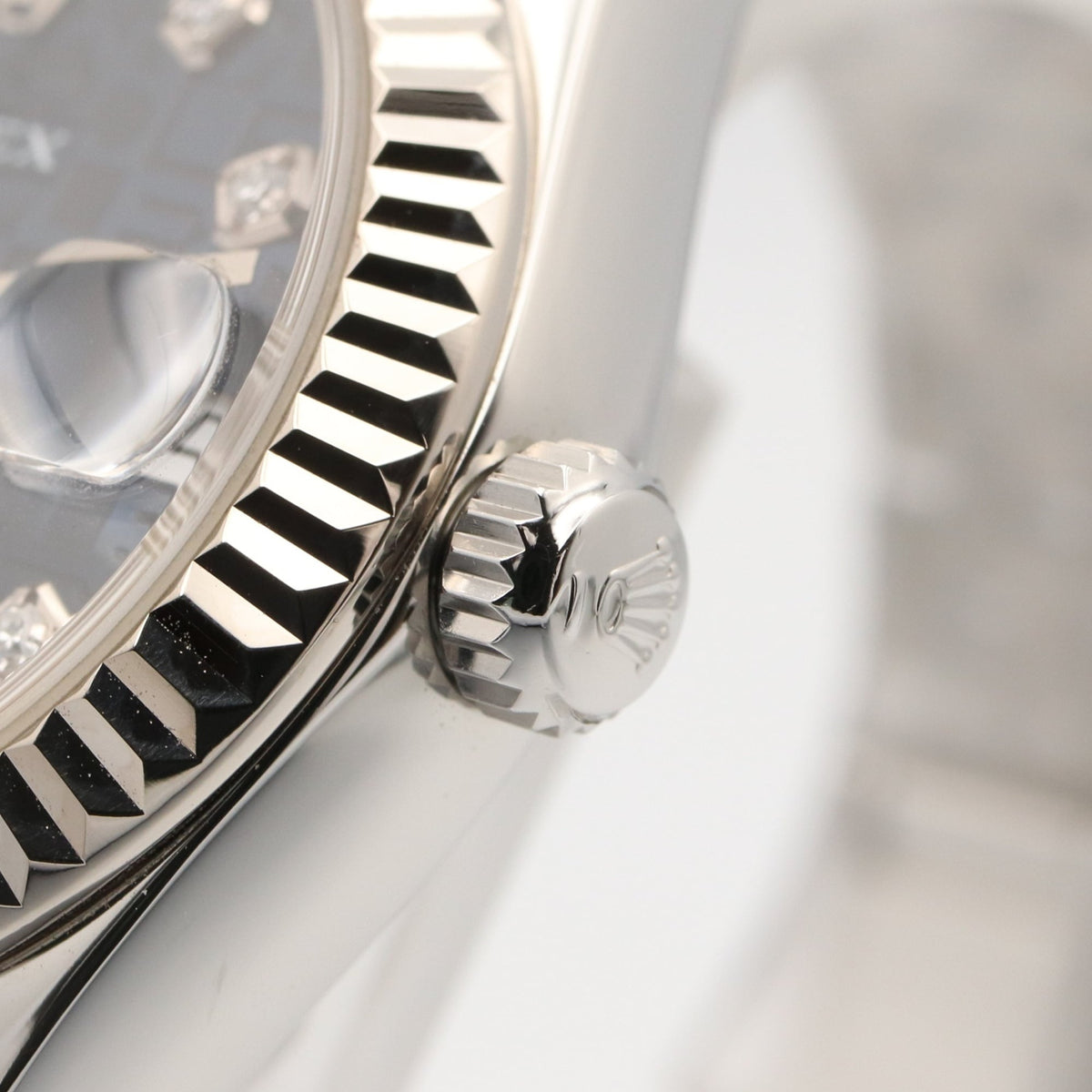 Rolex Datejust 10P Diamond 178274G Blaues Zifferblatt 31 mm Uhr