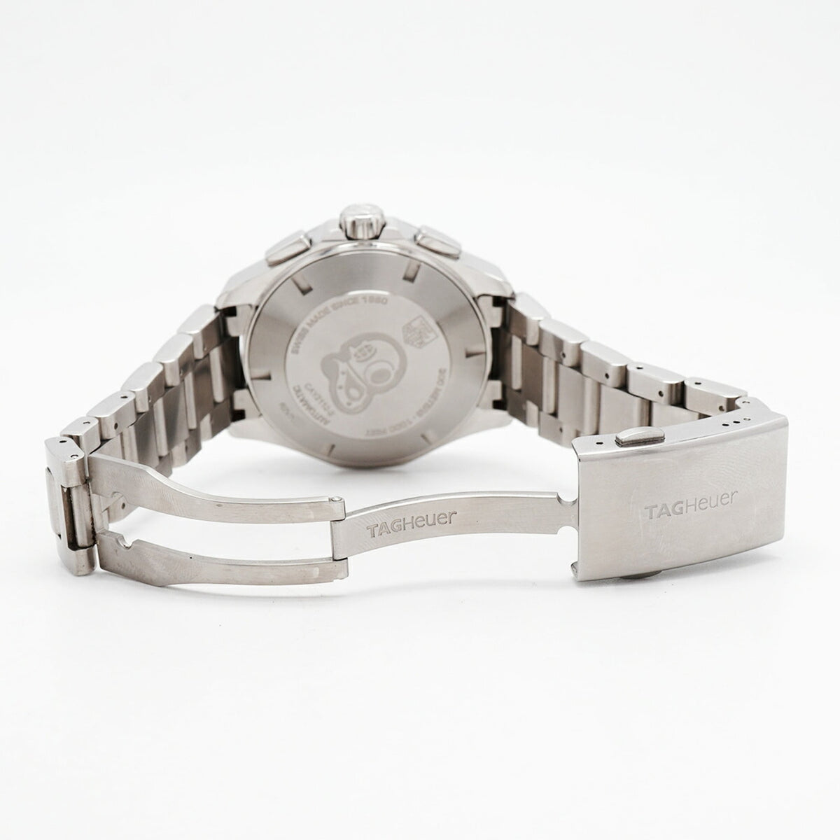 TAG Heuer Aquaracer Calibre CAY2112 horloge met blauwe wijzerplaat, 44 mm