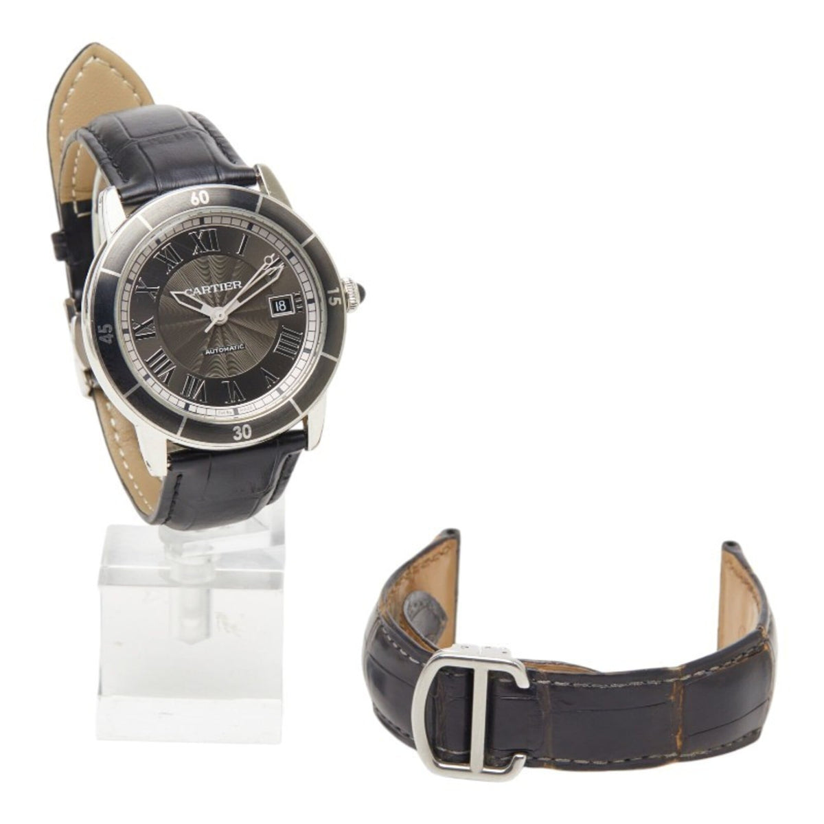 Cartier Ronde Croisière de WSRN0003 Gray Dial 42mm Watch