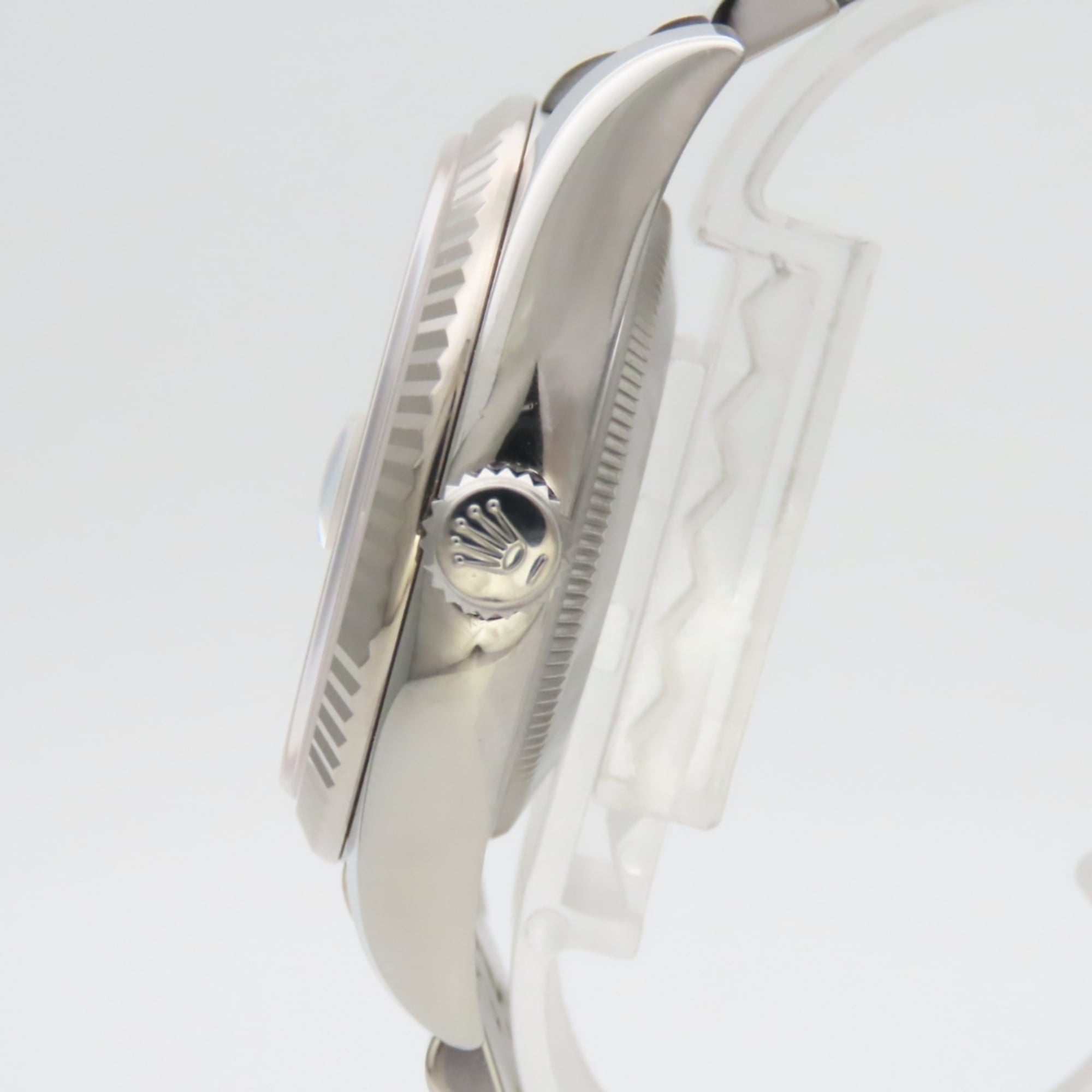 Rolex Datejust 36 116234 roestvrij staal, 18-karaats witgoud, zilveren wijzerplaat, staafindexen, herenhorloge