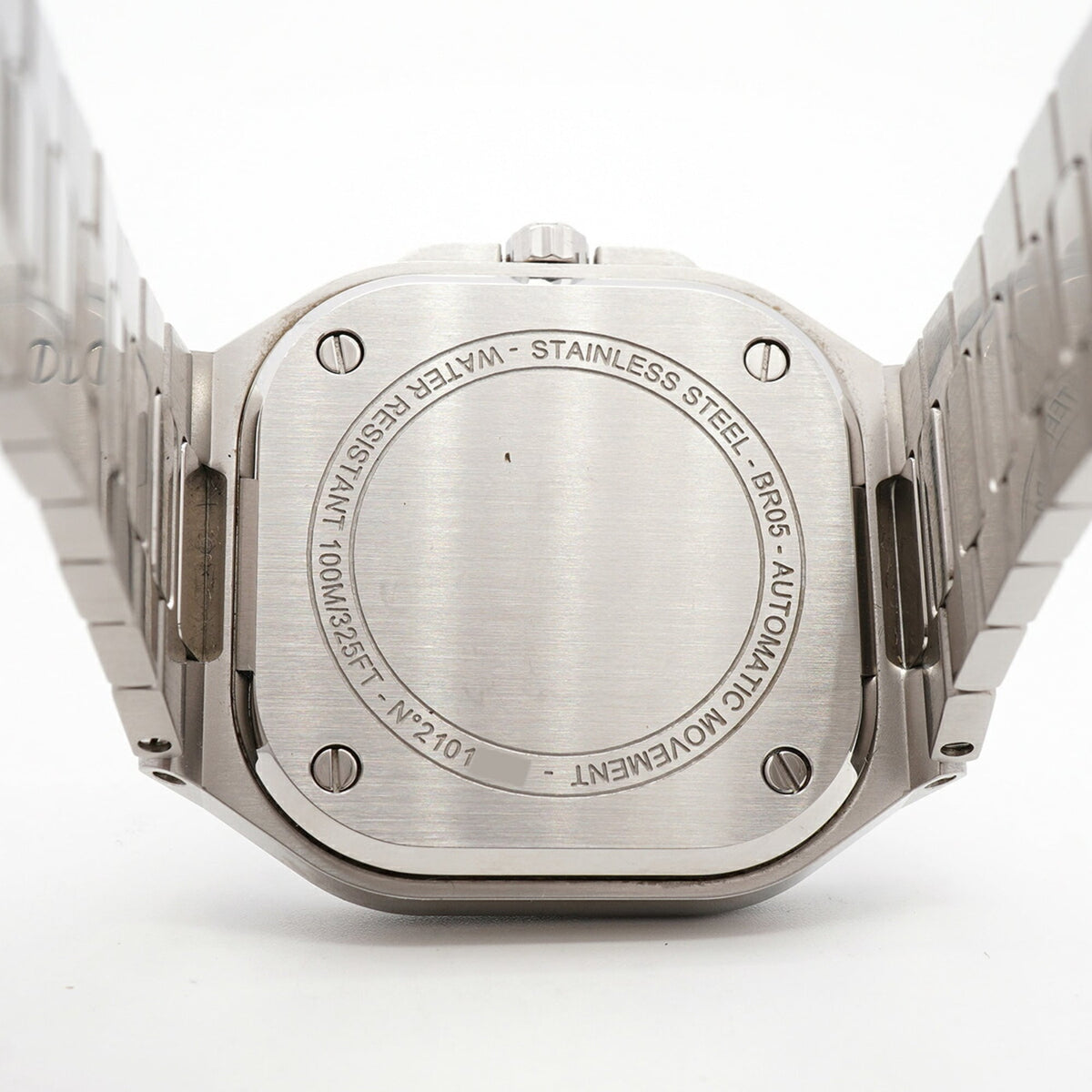 Bell & Ross BR-05 Mother-of-Pearl Steel BR05A-S-MP-ST/SST horloge met witte wijzerplaat, 35 mm