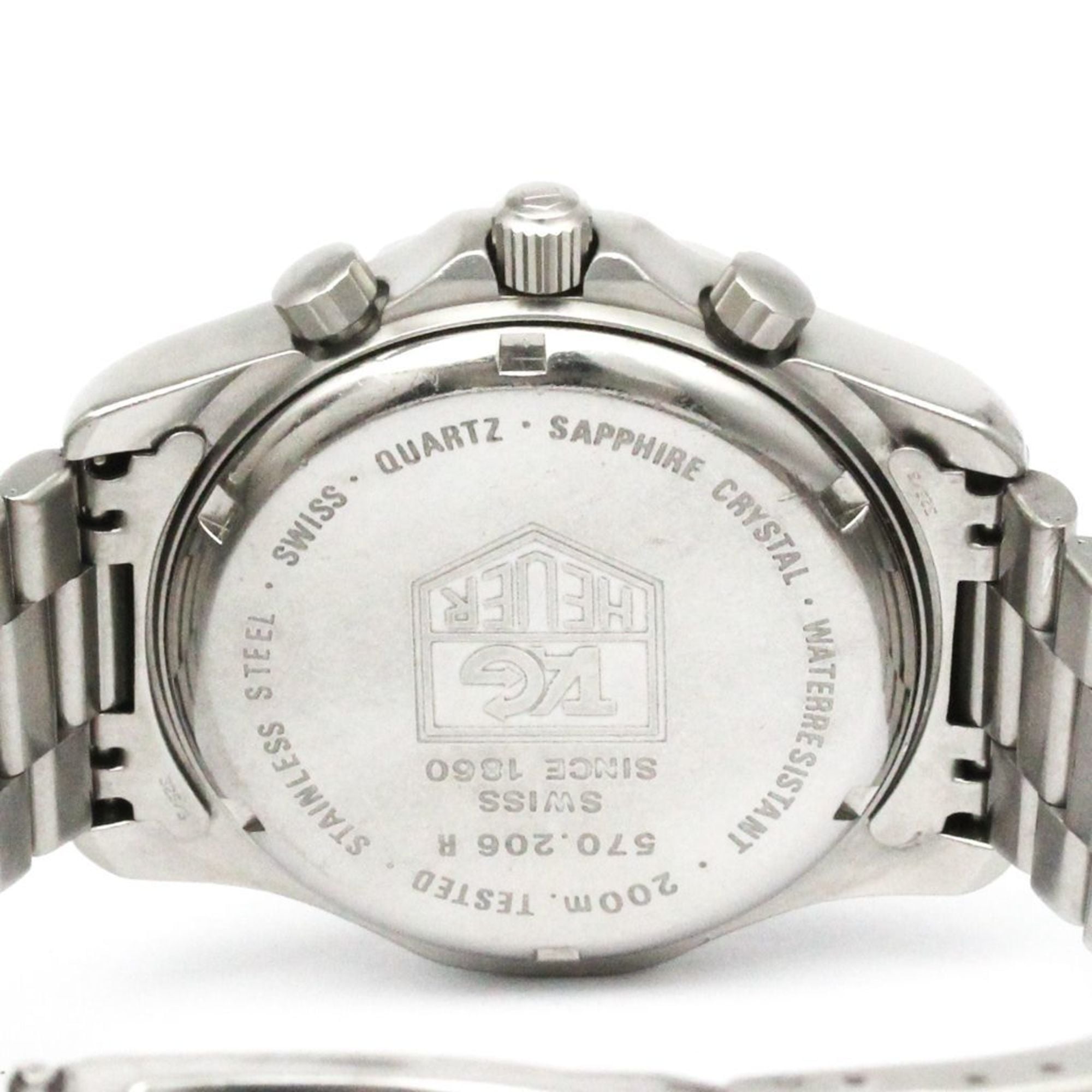 TAG HEUER Professional Chronograph Steel Quartz Mens Watch 570.206