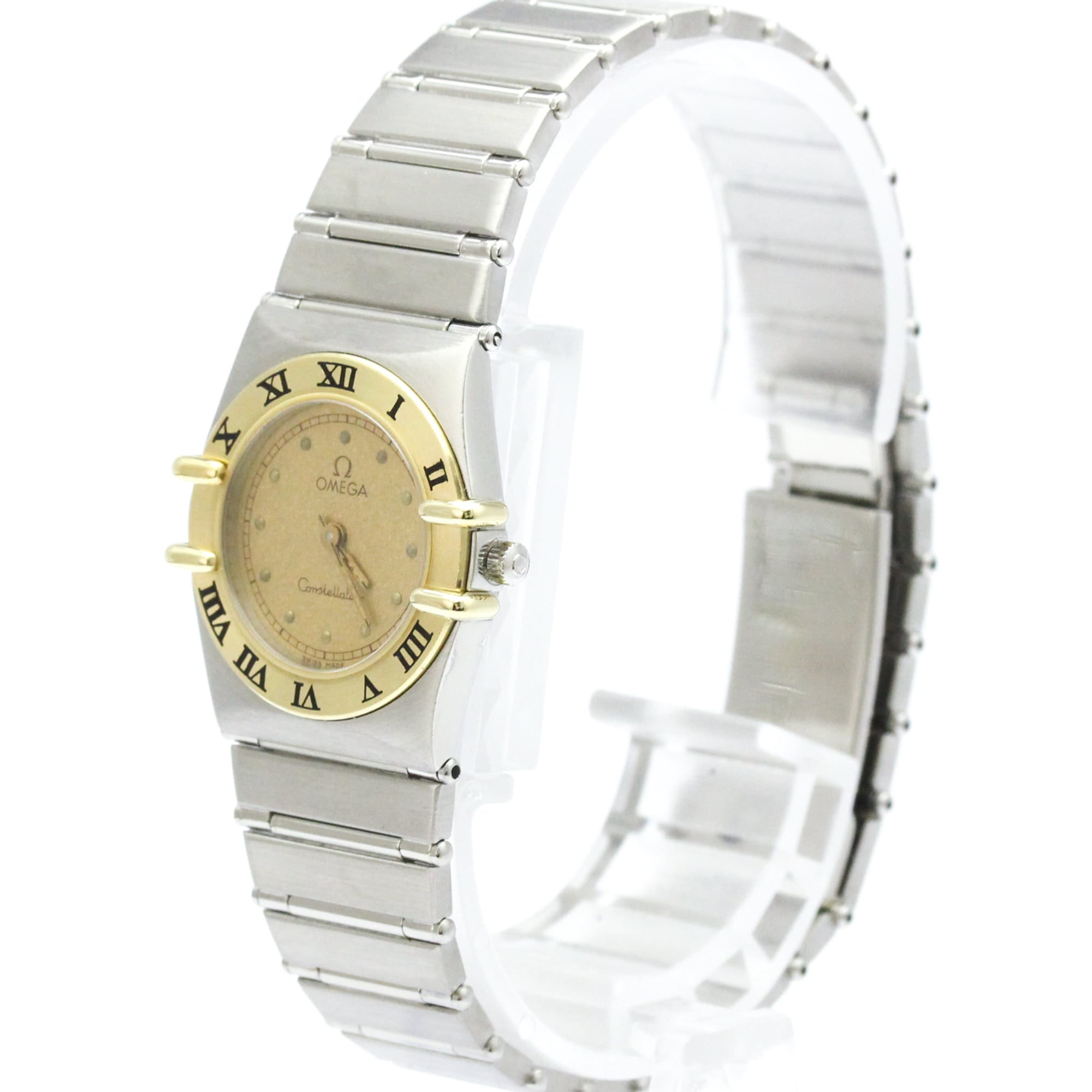 Omega Constellation 7.950.876 Gold Dial 22mm Watch