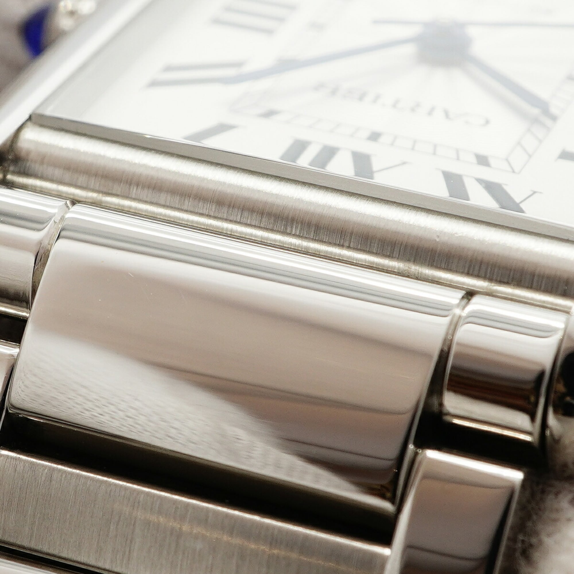 Cartier Tank Must XL WSTA0053 Herrenuhr Silber Zifferblatt
