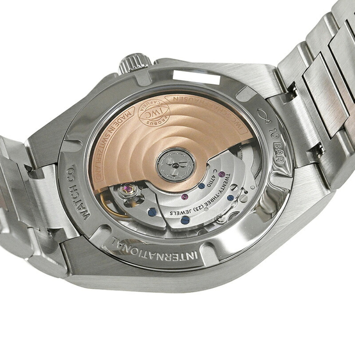 IWC Ingenieur IW324906 horloge met zwarte wijzerplaat, 35 mm