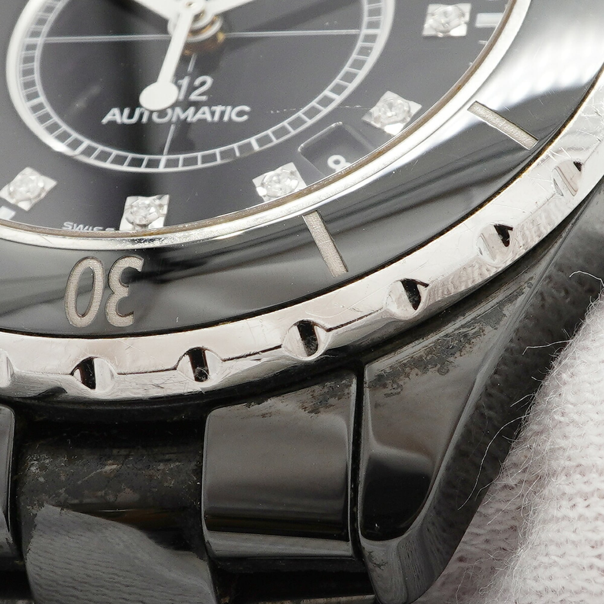 Chanel J12 H1626 Black Dial 38mm Watch