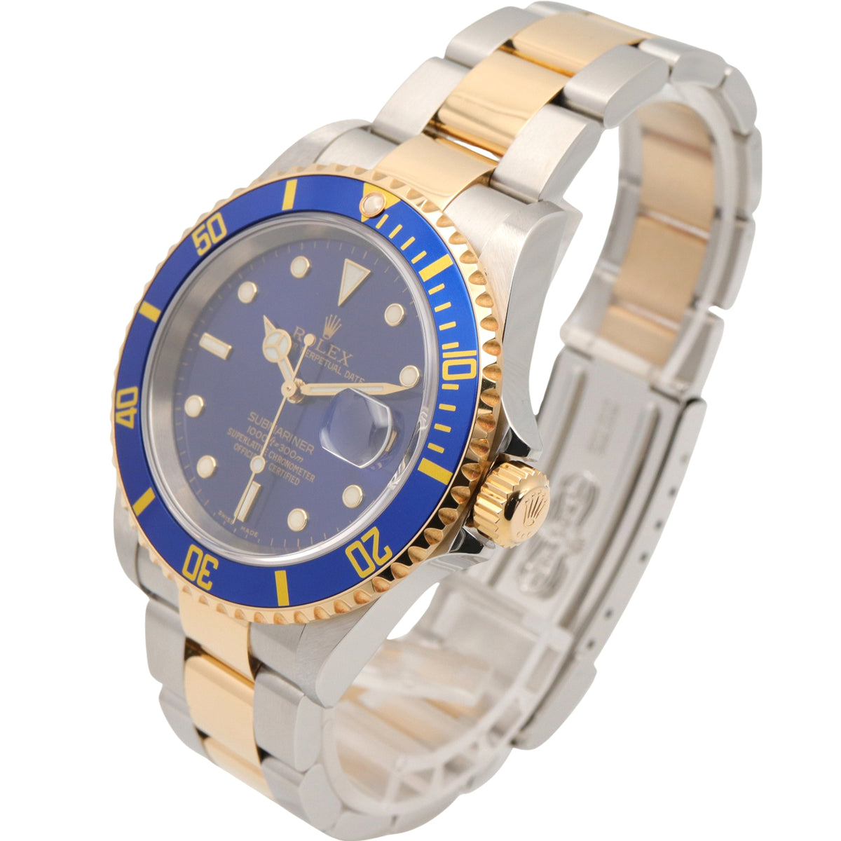 Rolex Submariner 16613 Blue Dial 40mm Watch