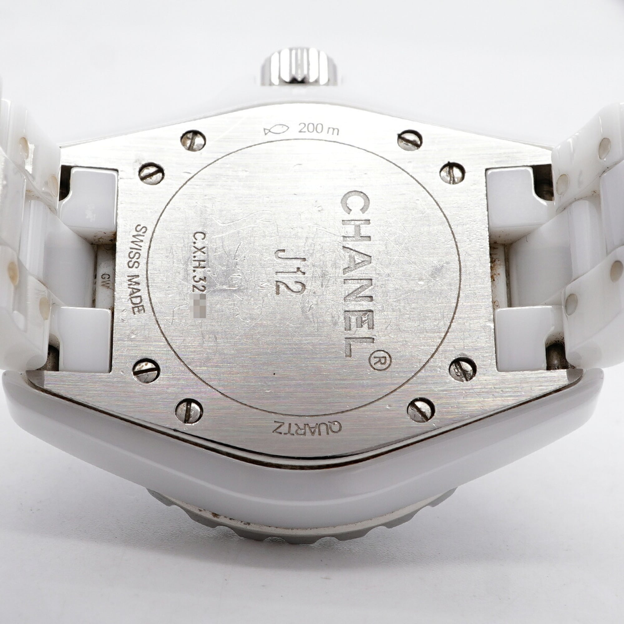 Montre Chanel J12 H0968 Blanc avec cadran de 34 mm