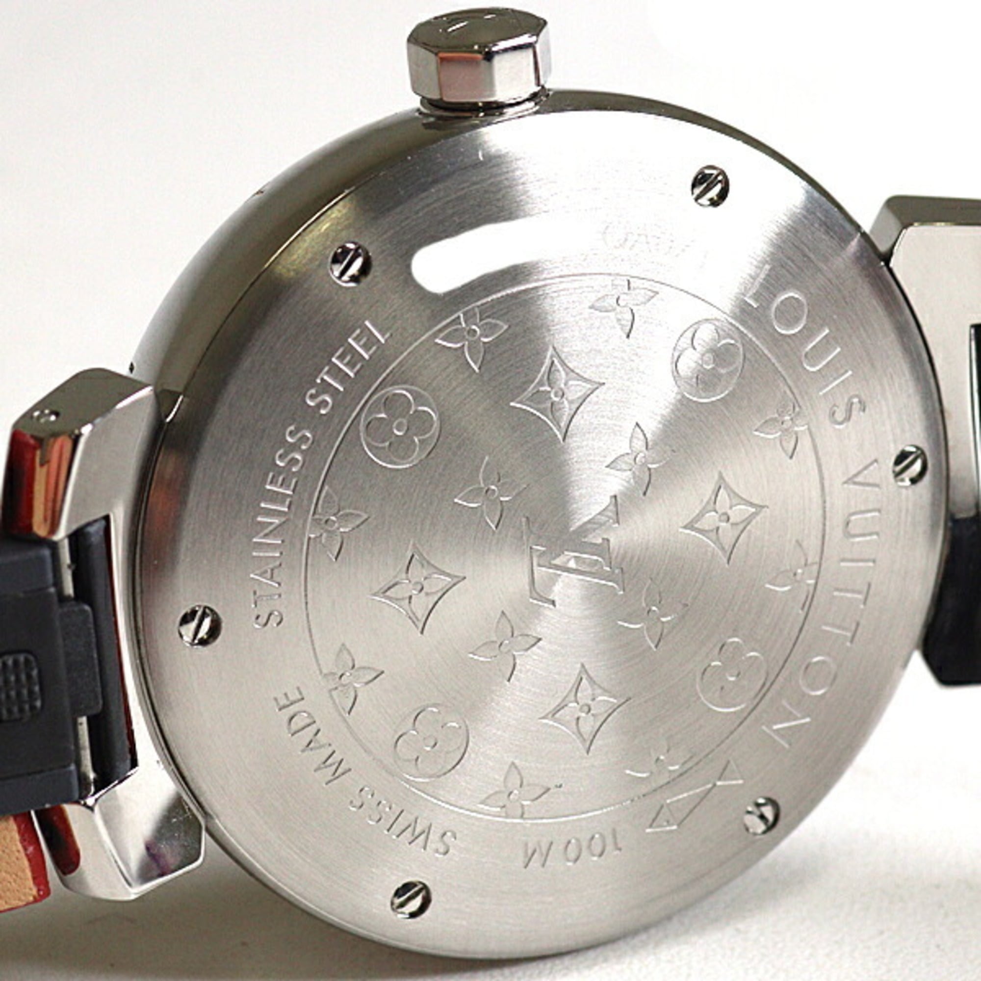 Louis Vuitton Tambour QA071 Brown Dial 34mm Watch