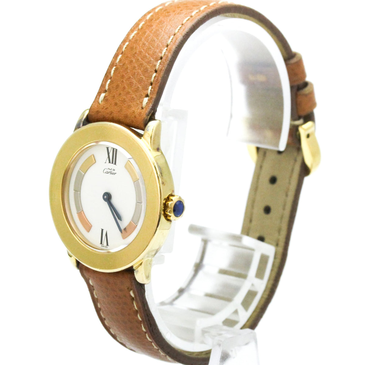 Montre Cartier Must W1009143 Blanc avec cadran de 27 mm