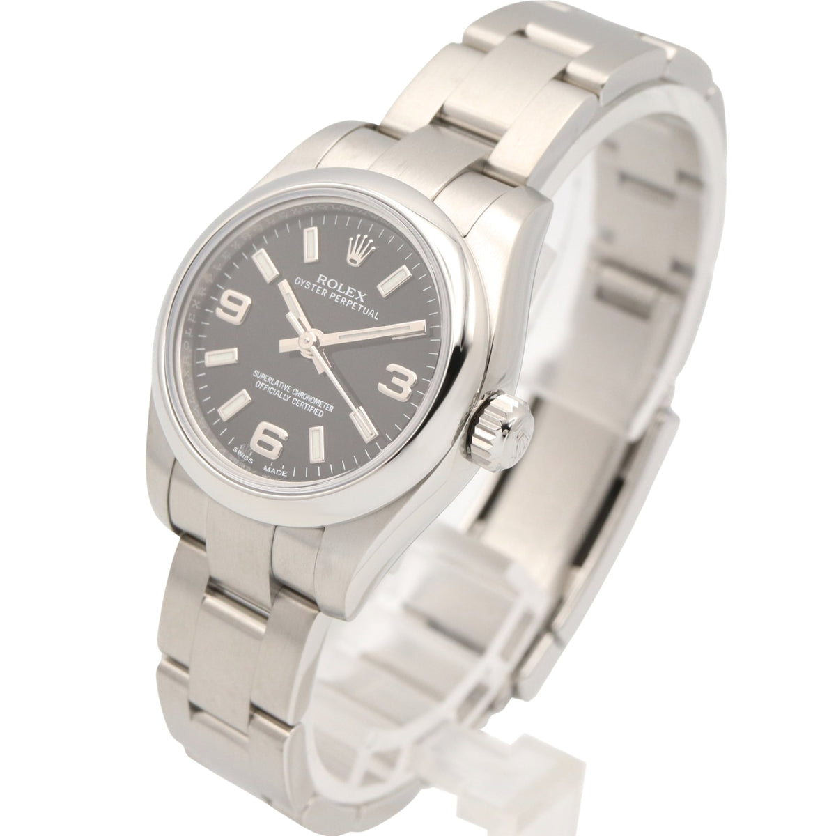 Rolex Oyster Perpetual 176200 Black Dial 26mm Watch