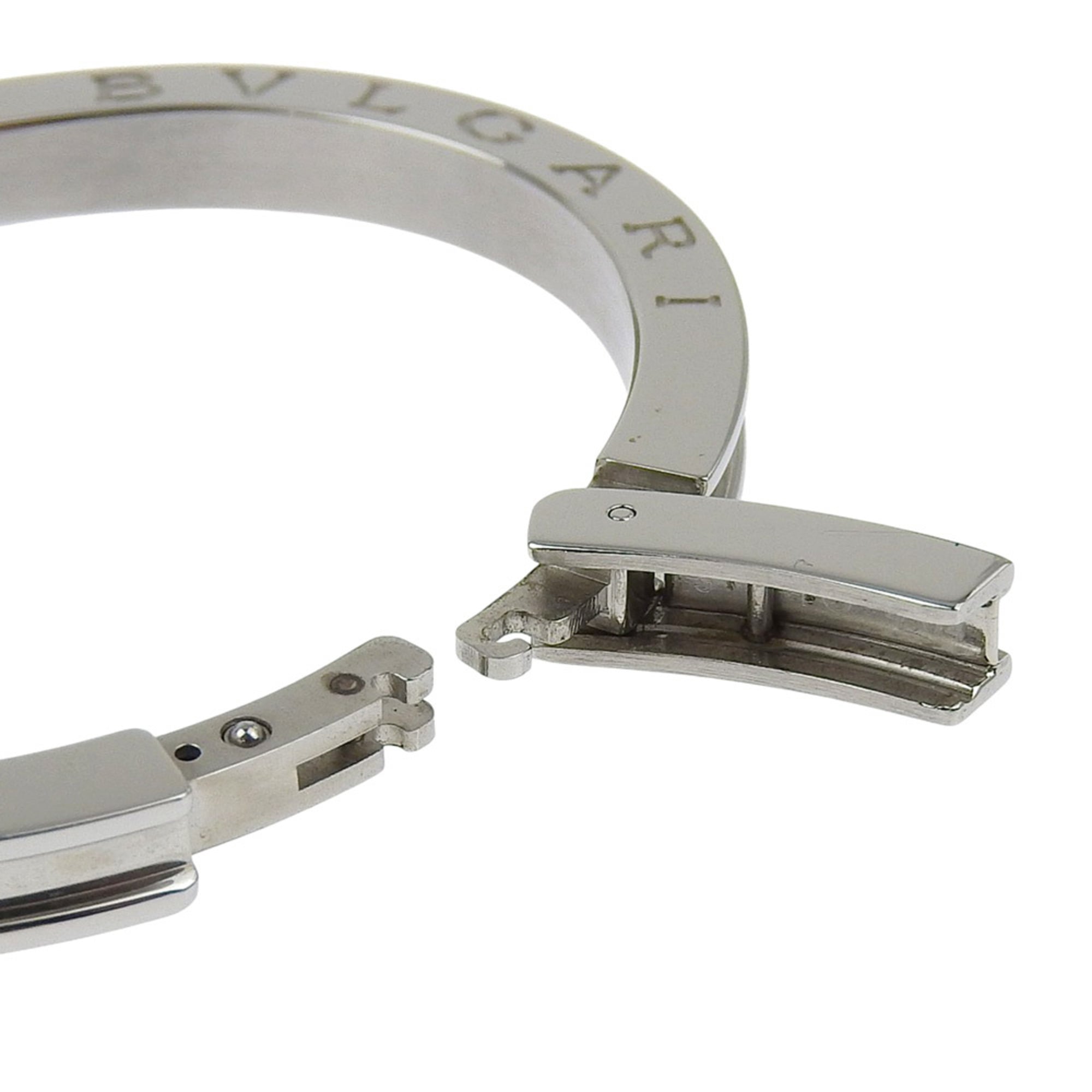 BVLGARI Bzero1 BZ22S dameshorloge van roestvrij staal met quartz-uurwerk en analoog display, met zwarte wijzerplaat