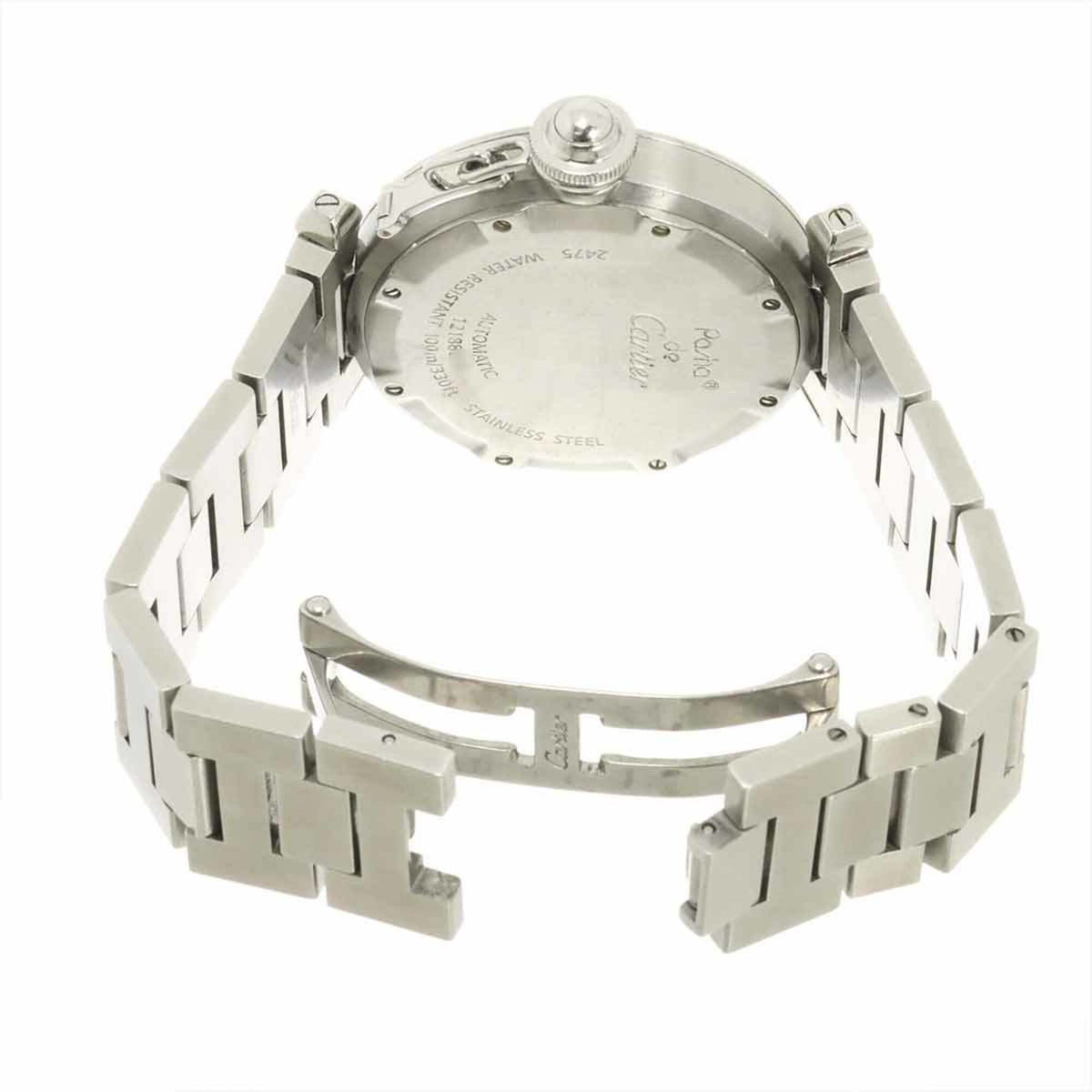 Cartier Pasha C Big Date W31055M7 White Dial 35mm Watch