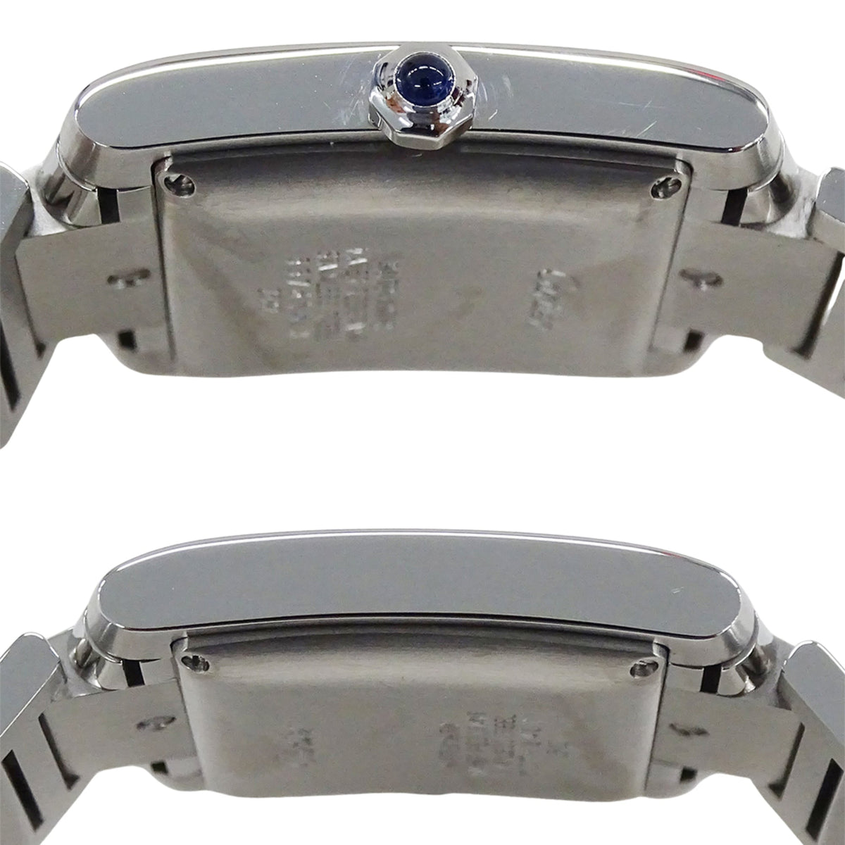 Cartier Tank Française LM Datum W51002Q3 Silber Zifferblatt 28 mm Uhr