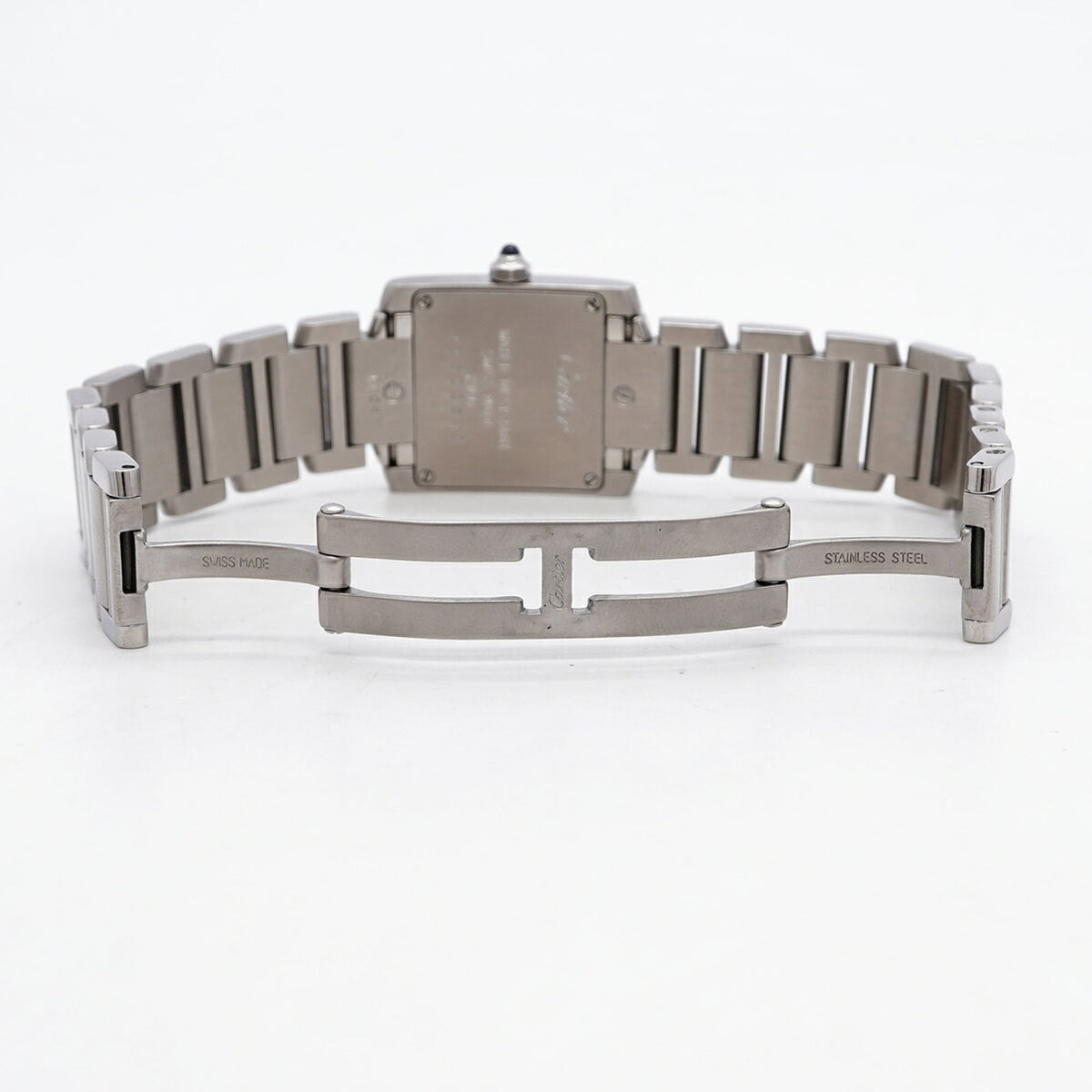 Cartier Tank Française SM W51008Q3 Elfenbein Zifferblatt 20 mm Uhr