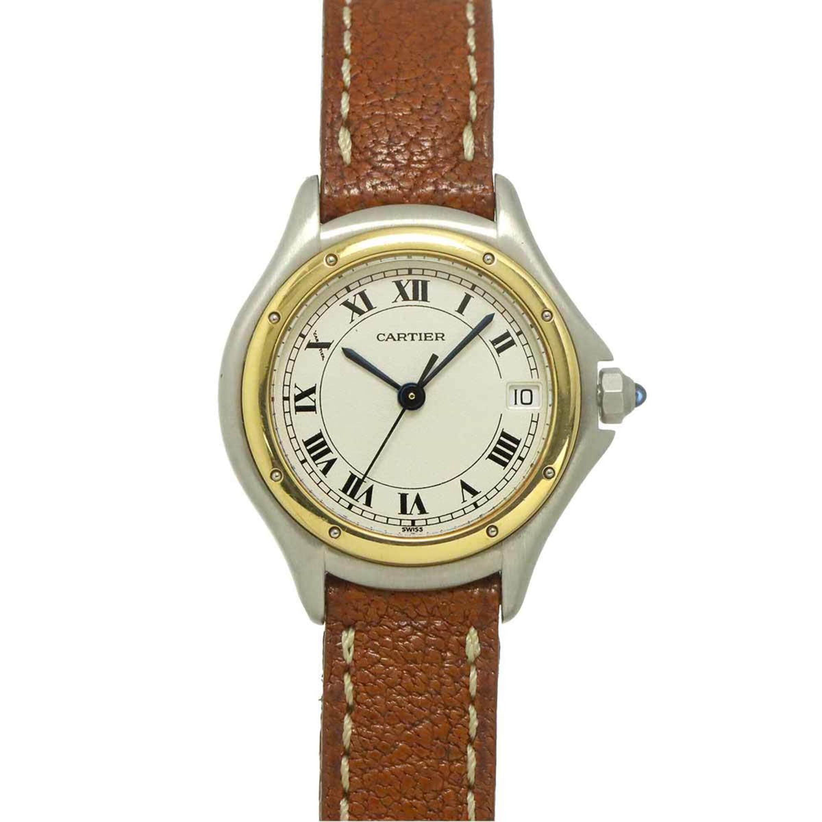 Montre Cartier Panthère Cougar SM W350058A Ivoire avec cadran de 26 mm