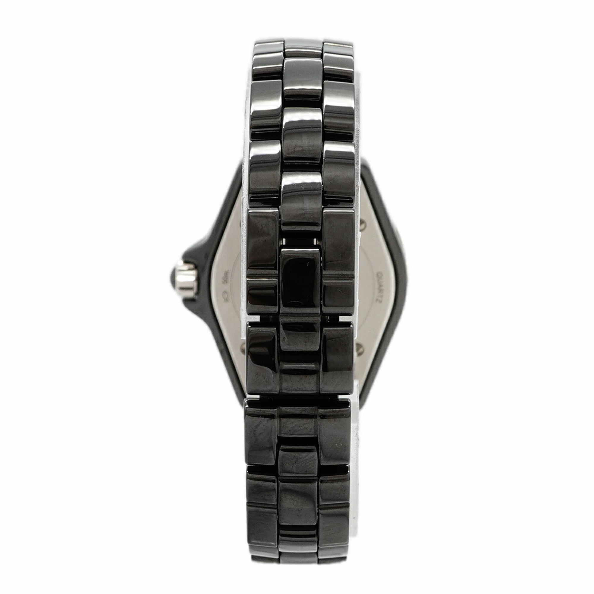 Chanel J12 Diamond H2571 Black Dial Women's Watch