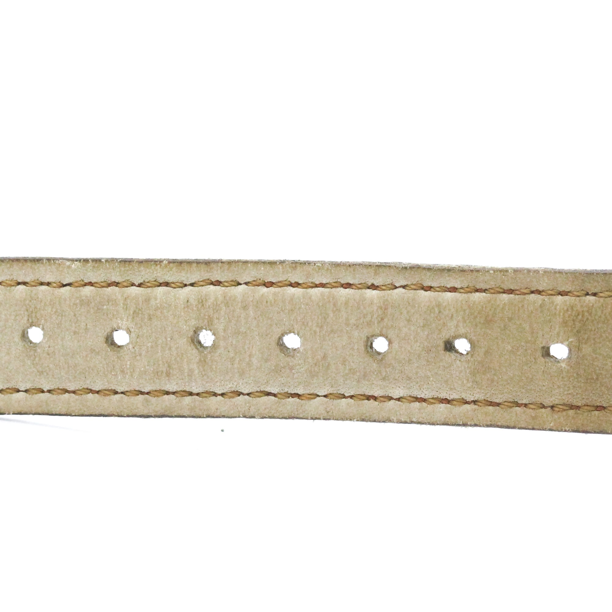 CARTIER Must Vendome Gold Plated Leather Quartz Unisex Watch