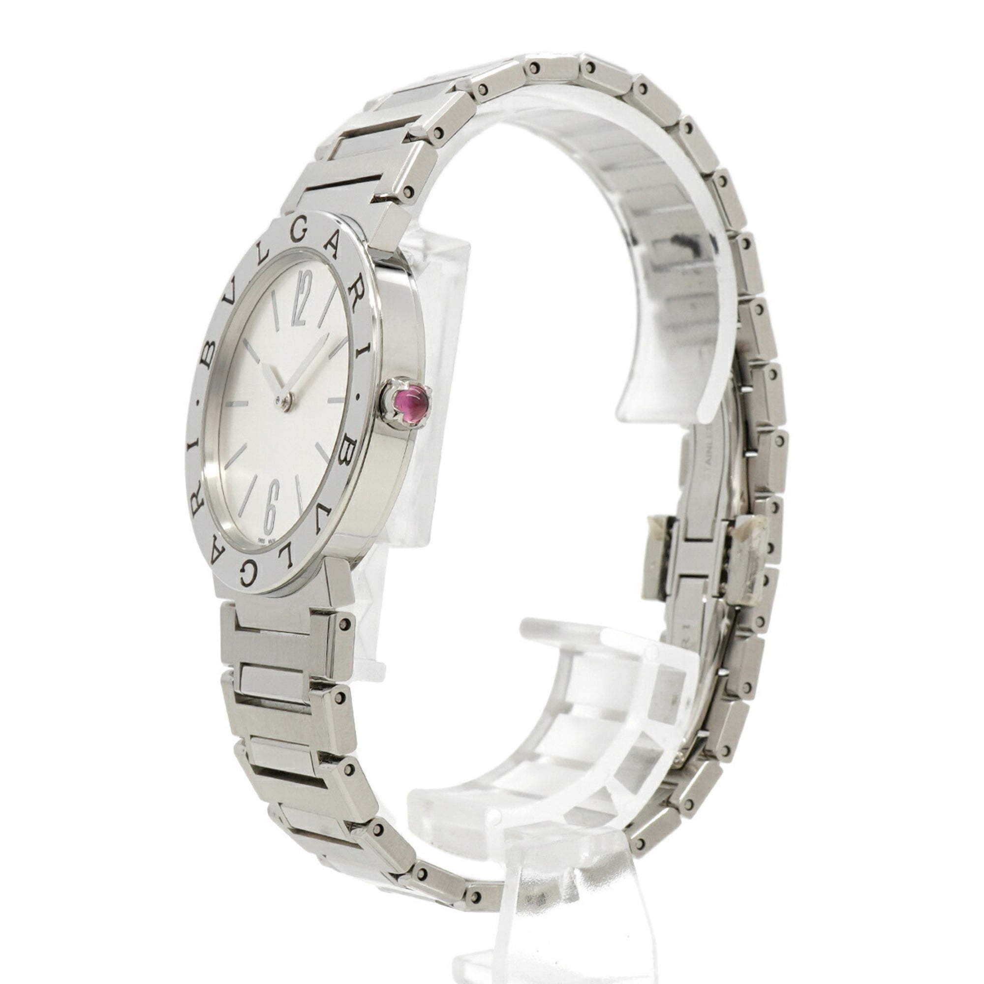 Bvlgari BB33S/103575 Silber Zifferblatt 33 mm Uhr