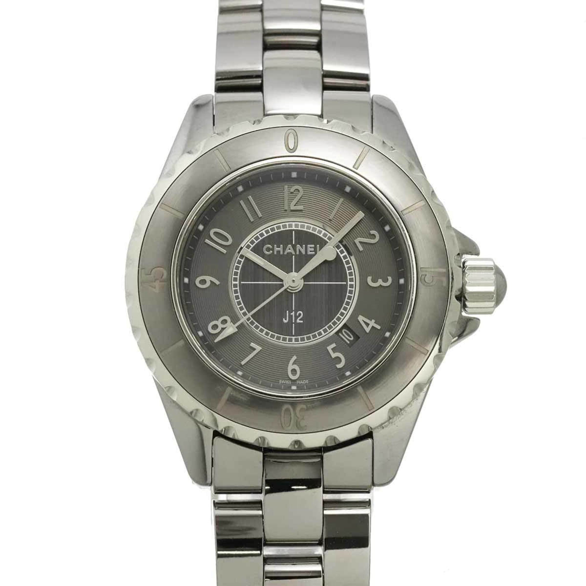 Chanel J12 Chromatic 33 mm H2978, graues Zifferblatt, 34 mm Uhr
