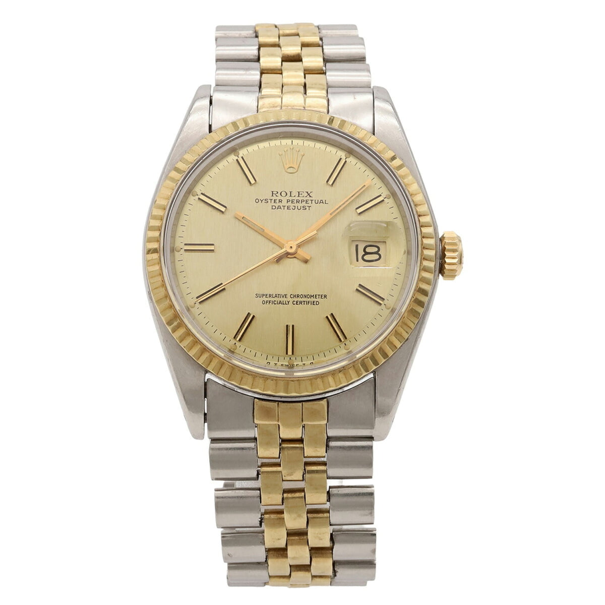 Rolex Datejust 1601 Champagne Dial 36mm Watch
