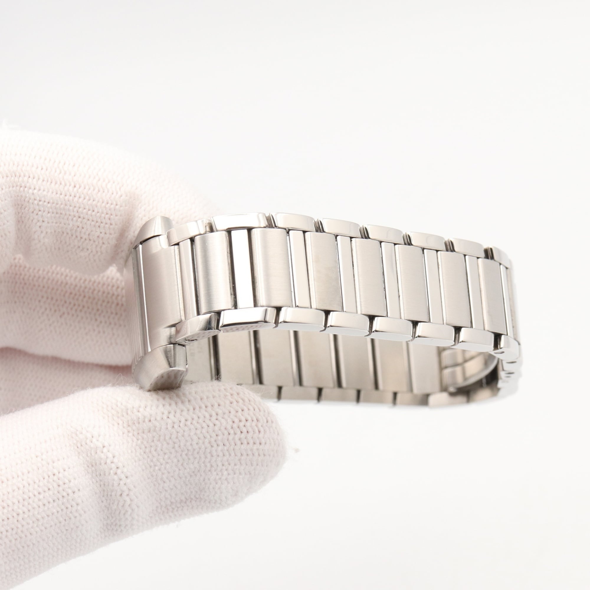 Cartier Tank Française SM WSTA0065 Silver Dial 21mm Watch
