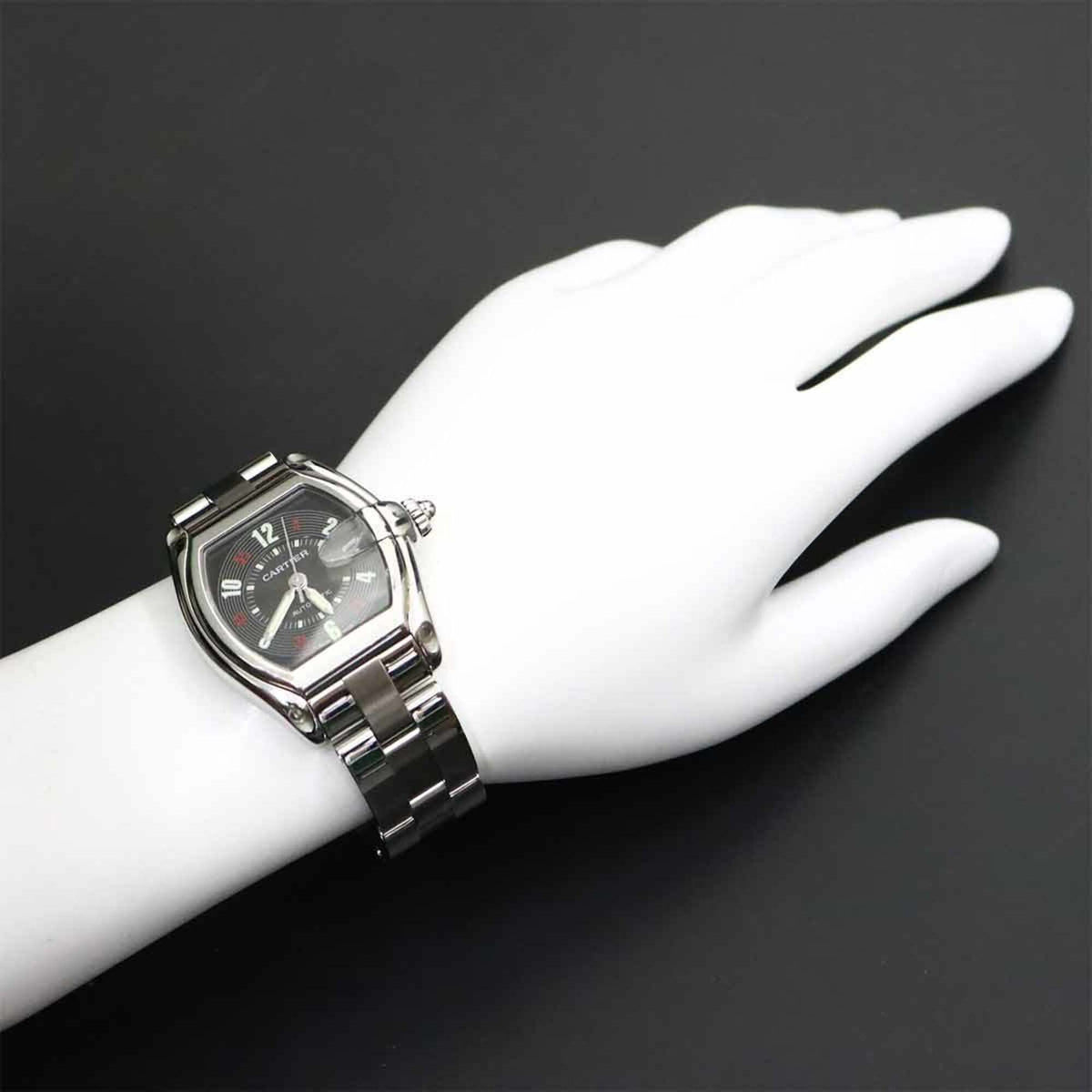 Cartier Roadster LM W62002V3 Black Dial 39mm Watch