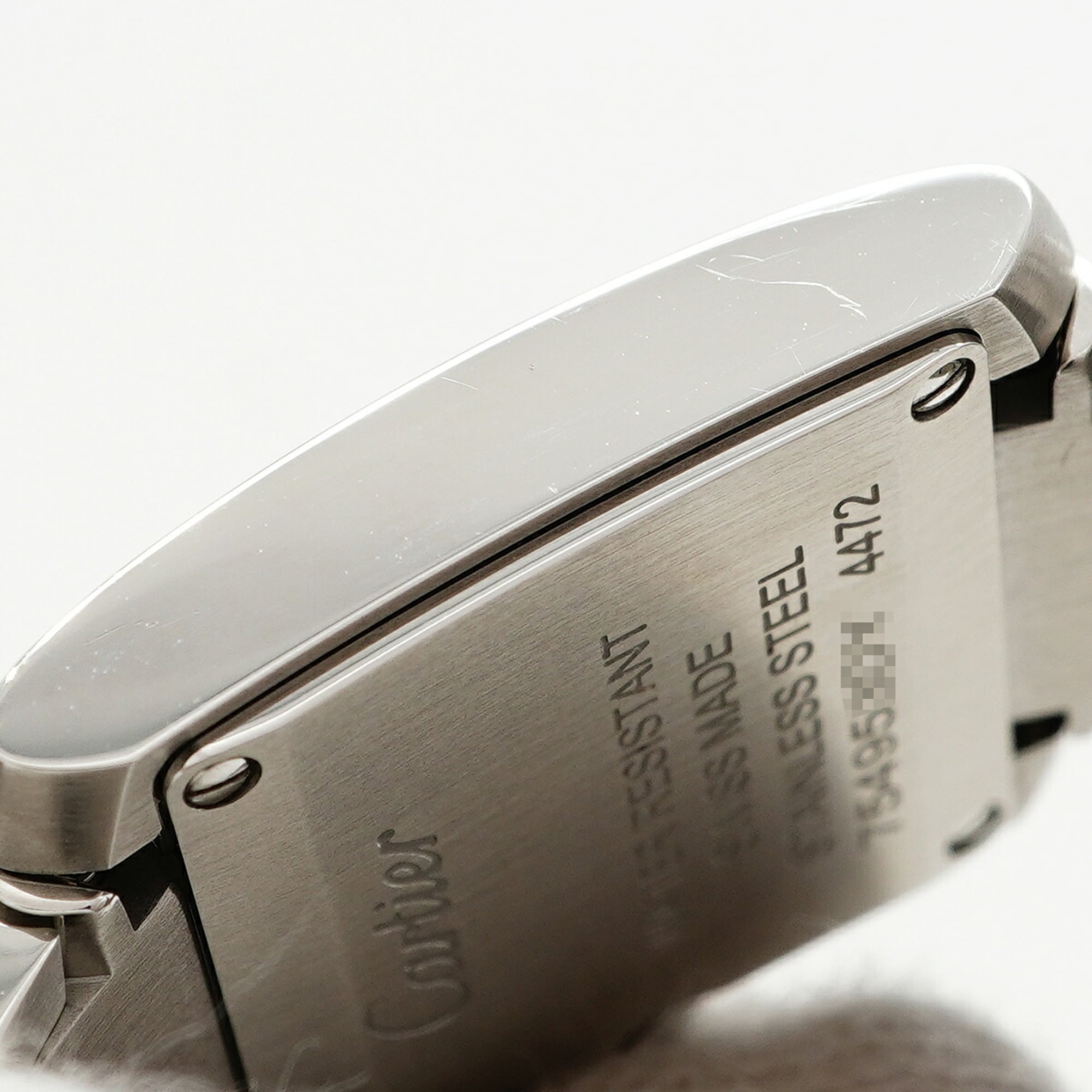 Cartier Tank Française SM WSTA0065 Damenuhr mit Silber Zifferblatt