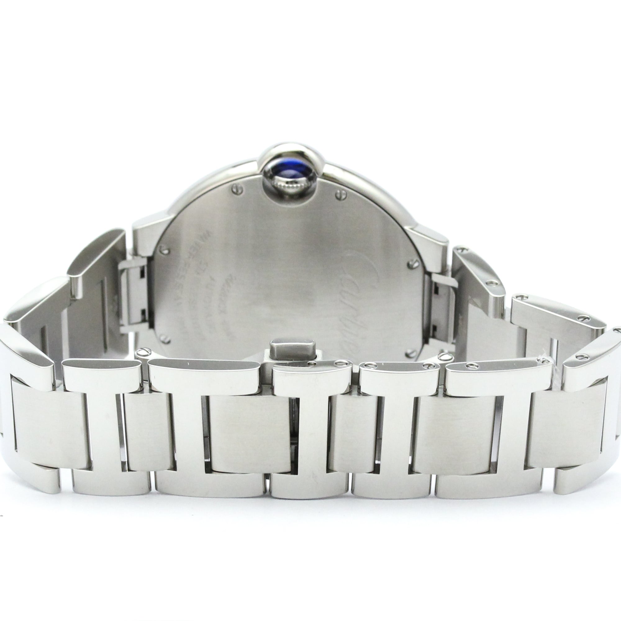 CARTIER Ballon Bleu Steel Automatic Mens Watch WSBB0060 Polished