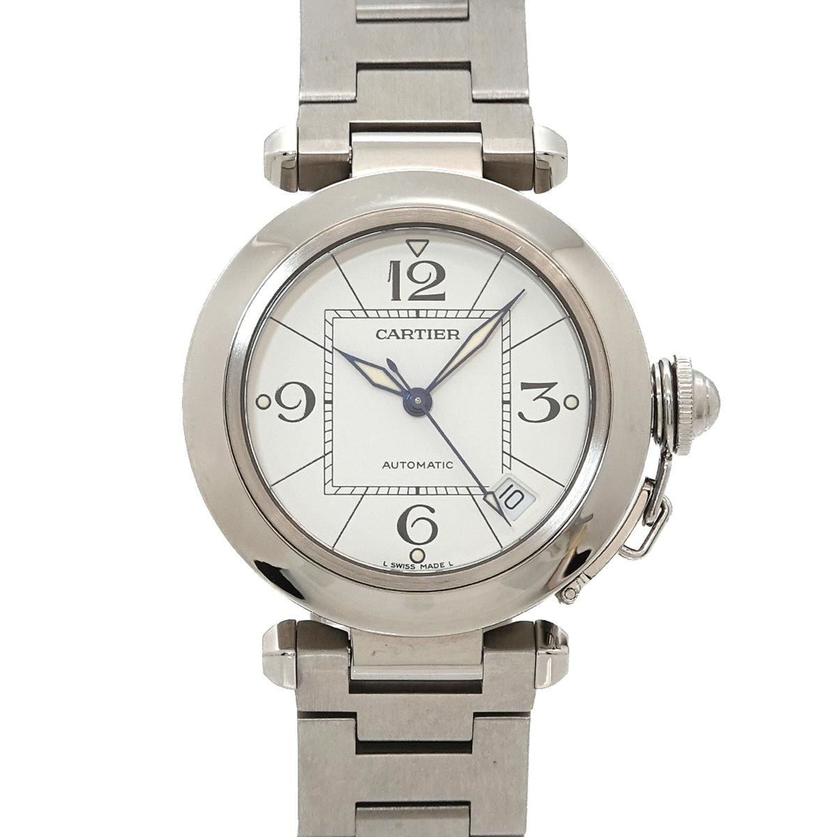 Cartier Pasha C W31074M7 White Dial 35mm Watch