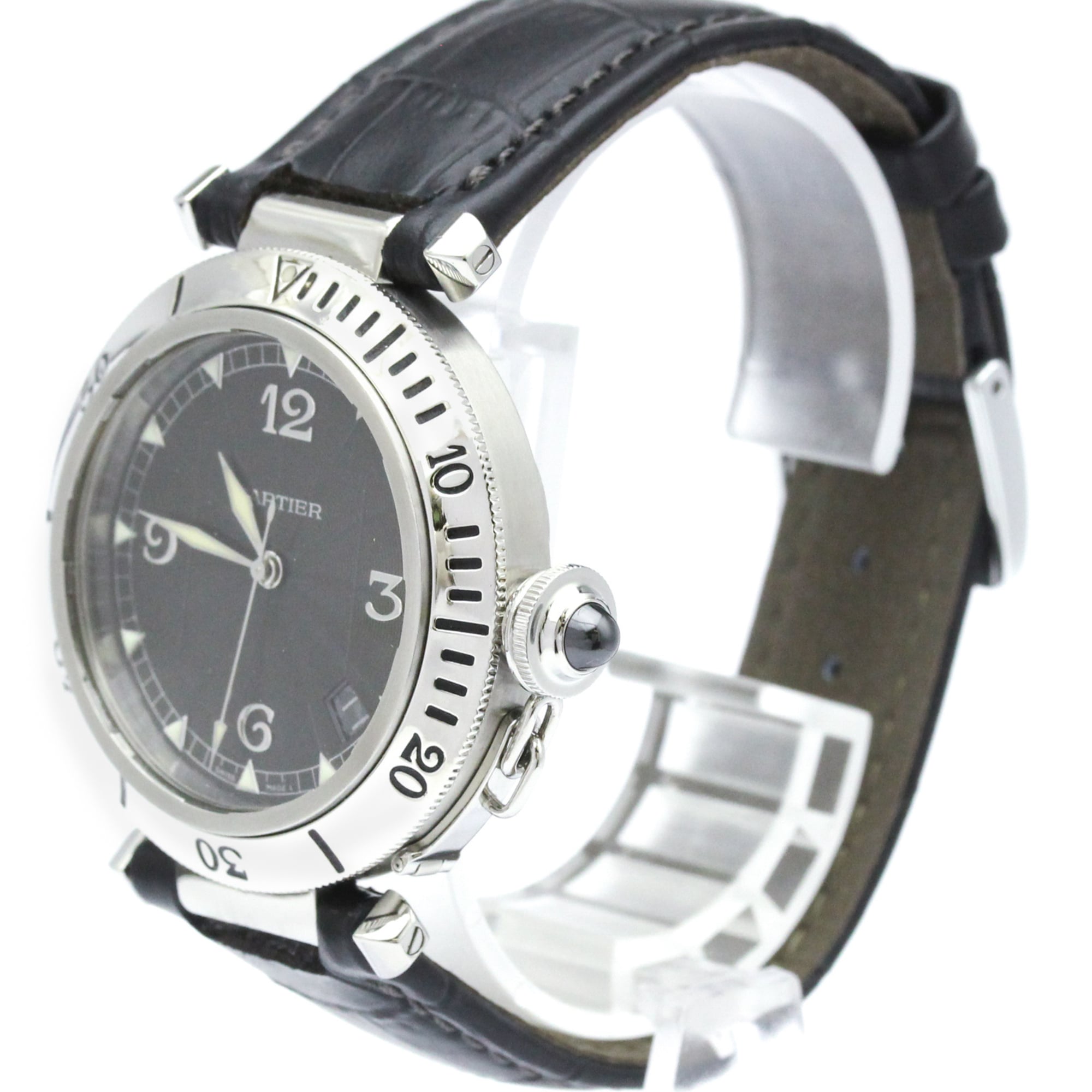 Cartier Pasha 38 W3106255 Grey Dial 38mm Watch