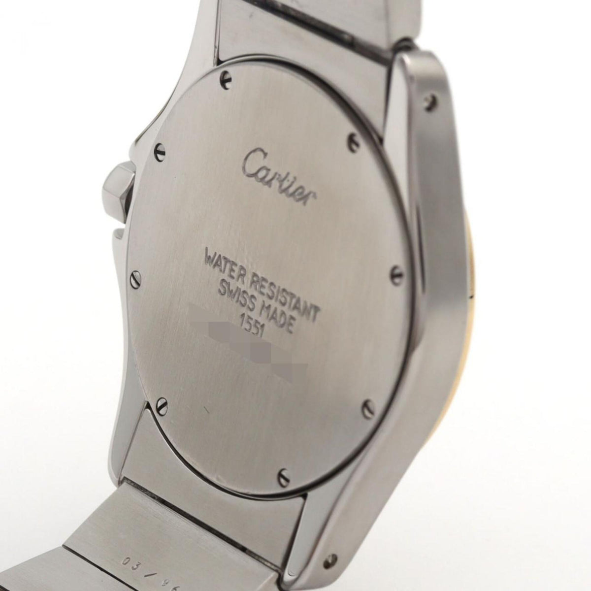 Cartier Santos Rund MM W20037R3 Silber Zifferblatt 29 mm Uhr